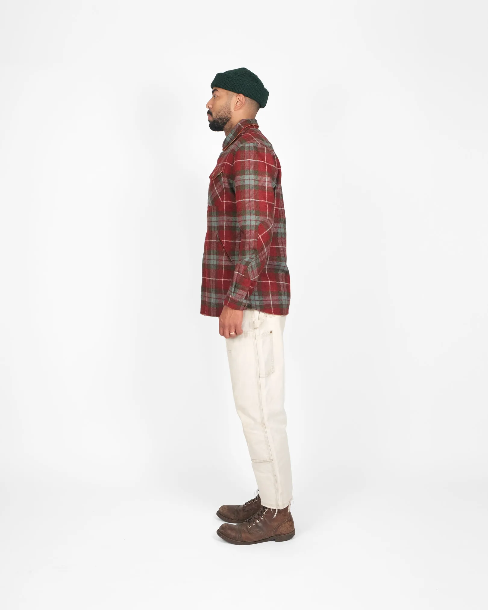 Crissman Overshirt - Red Fraser Plaid sold by Dehen 1920 product image thumbnail 4