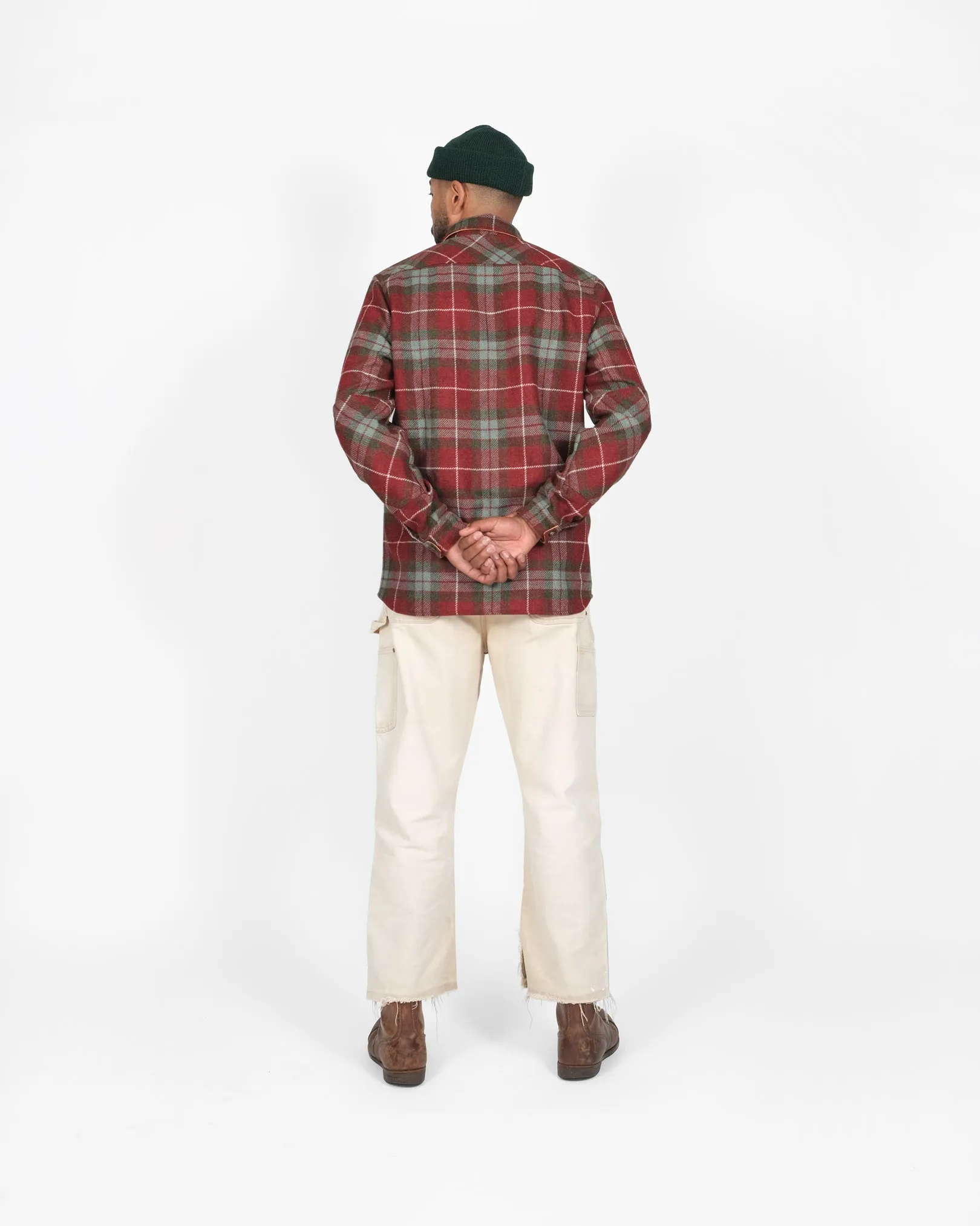 Crissman Overshirt - Red Fraser Plaid sold by Dehen 1920 product image thumbnail 5