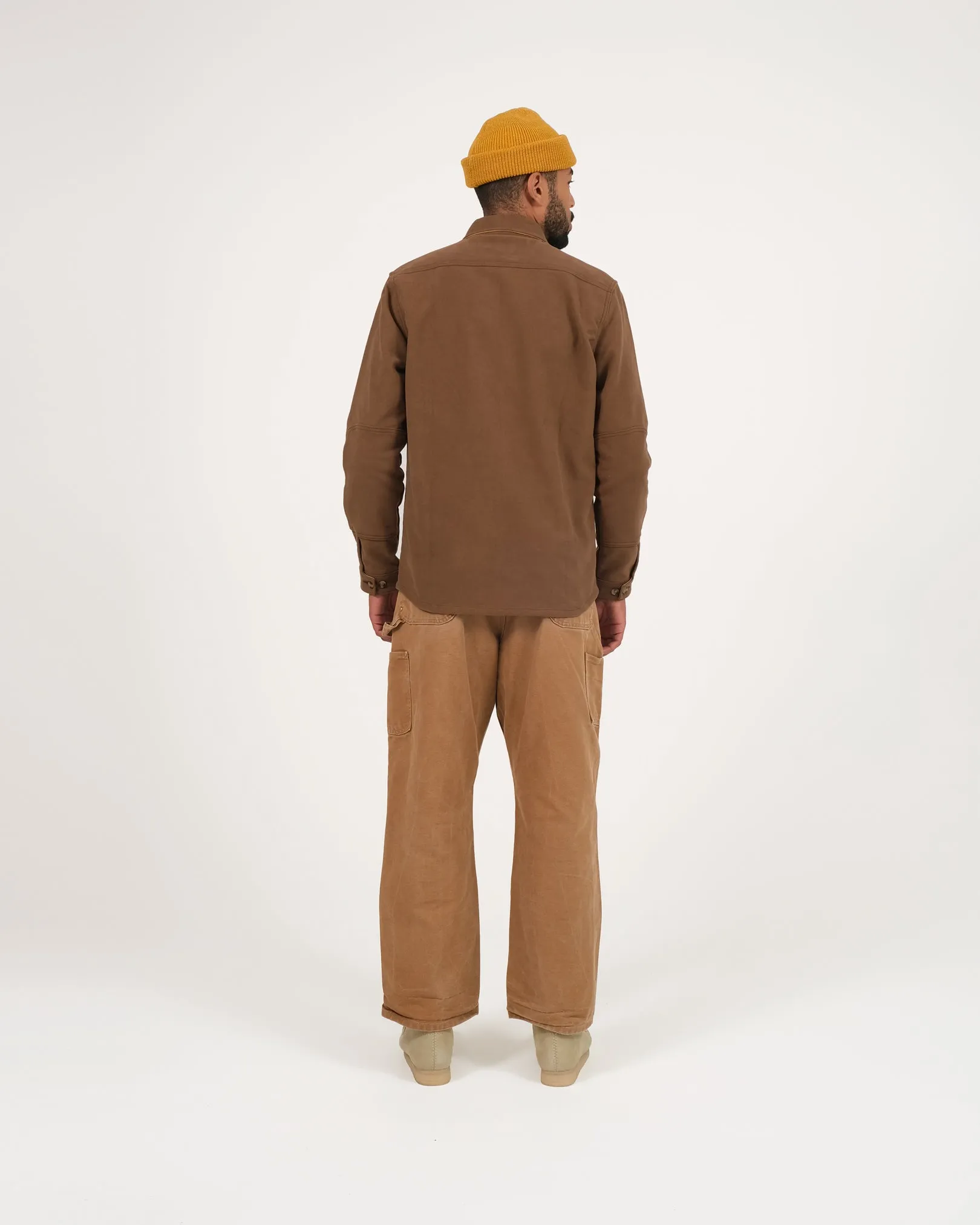 Crissman Overshirt - Dark Tan Moleskin sold by Dehen 1920 product image thumbnail 5