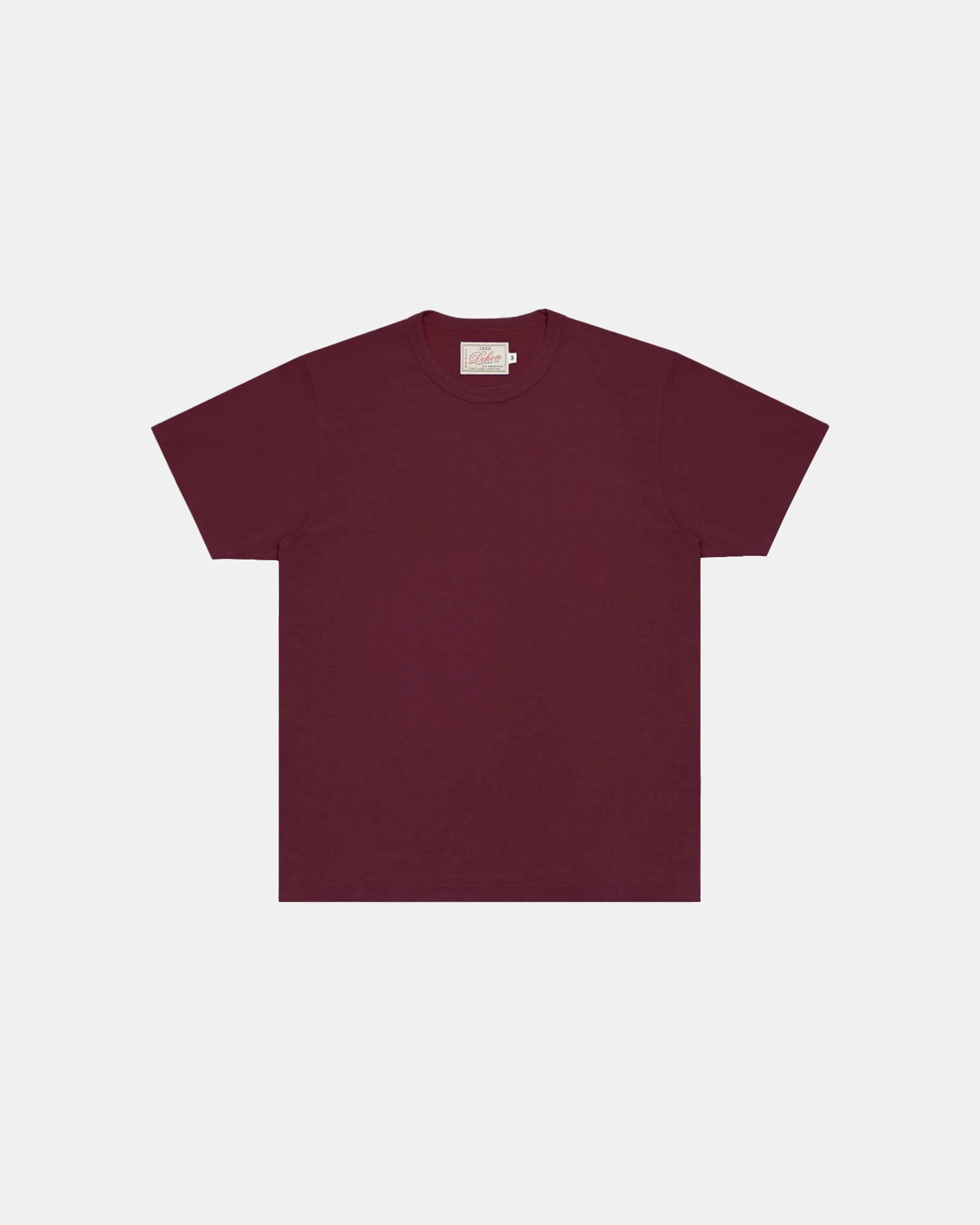 Heavy Duty Tee - Burgundy sold by Dehen 1920
