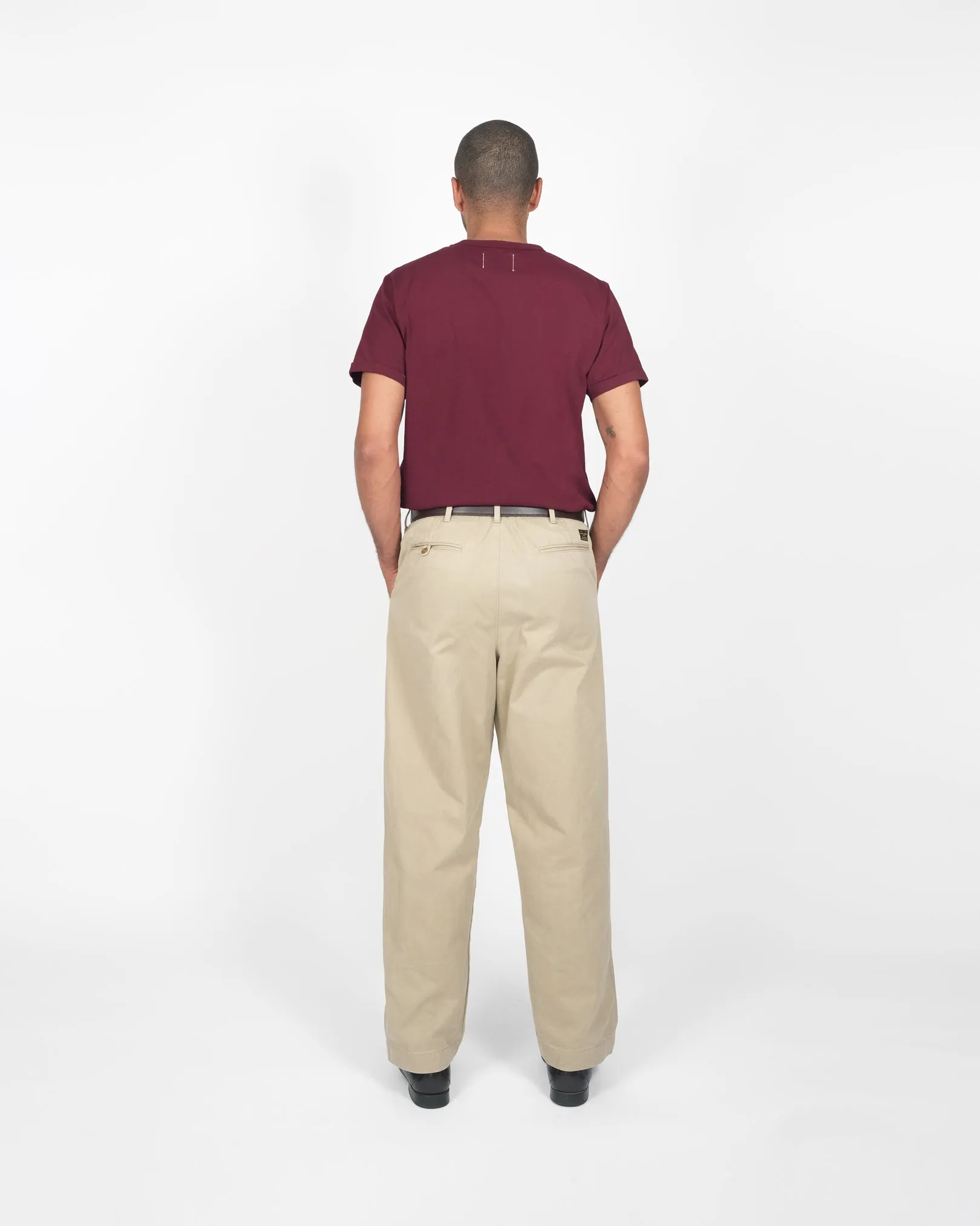 Heavy Duty Tee - Single Pocket - Burgundy sold by Dehen 1920 product image thumbnail 5