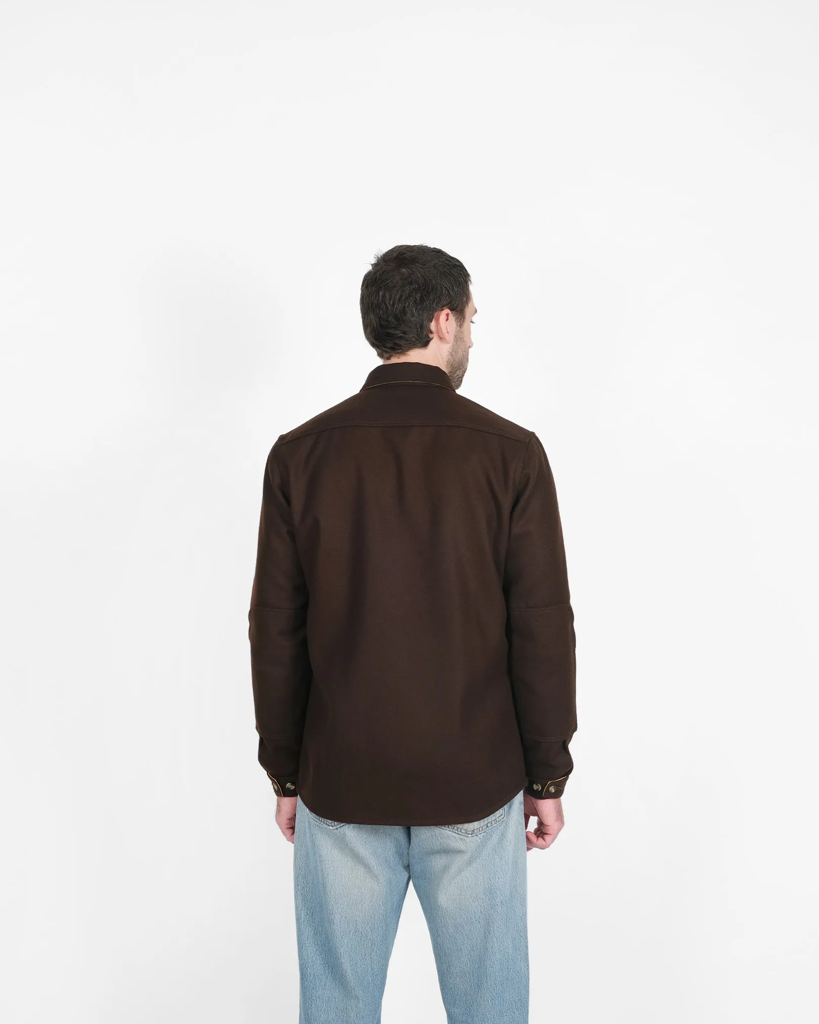 Crissman Overshirt - Brown sold by Dehen 1920 product image thumbnail 5