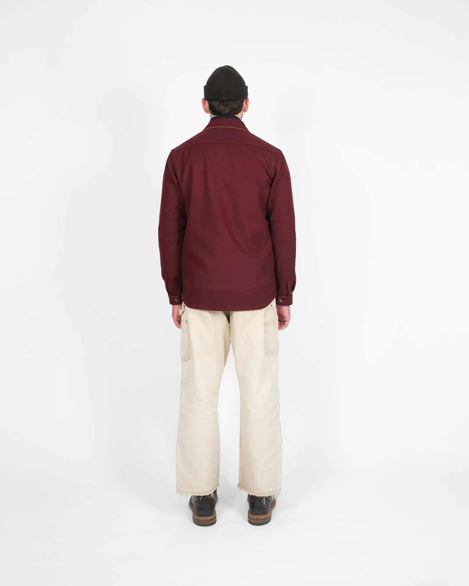 Crissman Overshirt - Burgundy sold by Dehen 1920 product image thumbnail 5