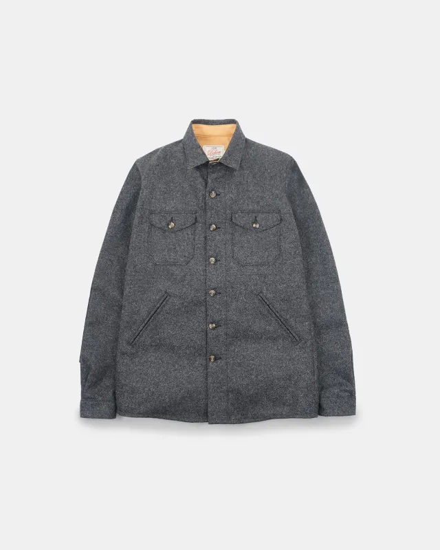 Crissman Overshirt - Granite sold by Dehen 1920