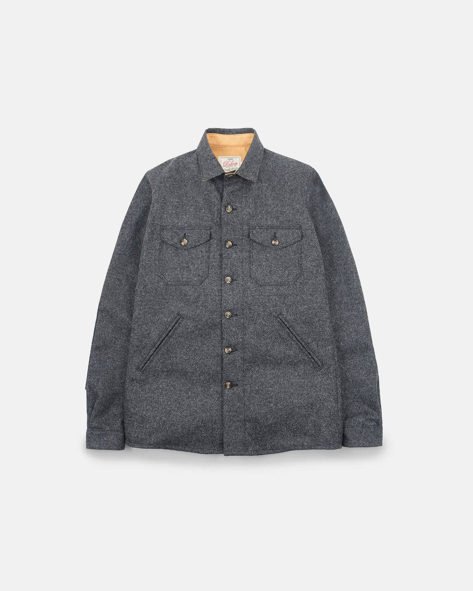 Crissman Overshirt - Granite sold by Dehen 1920