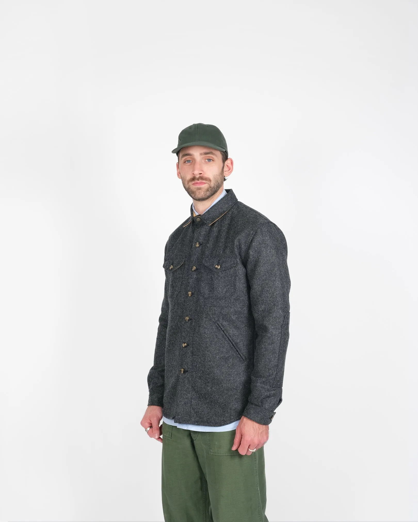 Crissman Overshirt - Granite sold by Dehen 1920 product image thumbnail 3