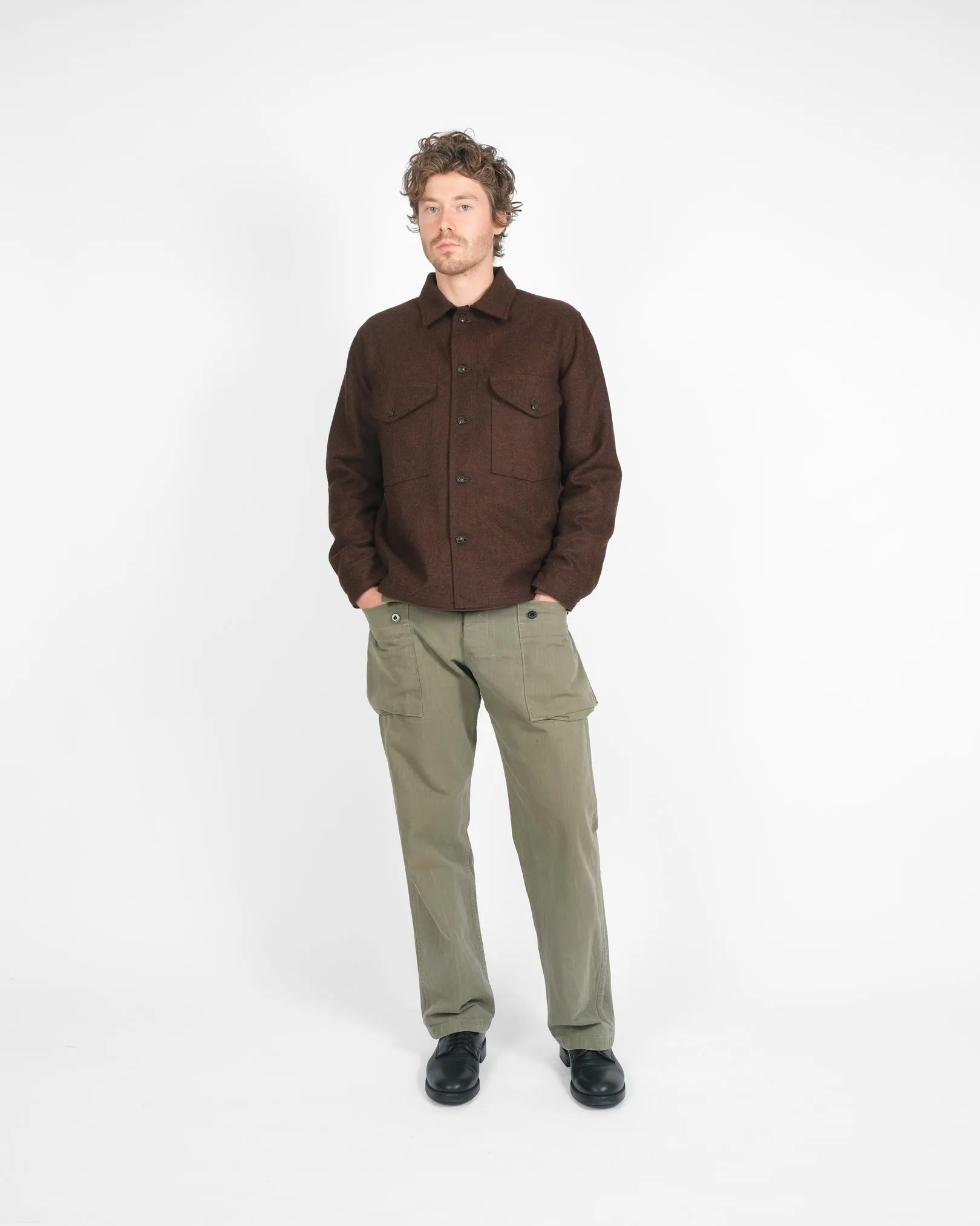 Skyline Overshirt - Red Oak sold by Dehen 1920 product image thumbnail 3