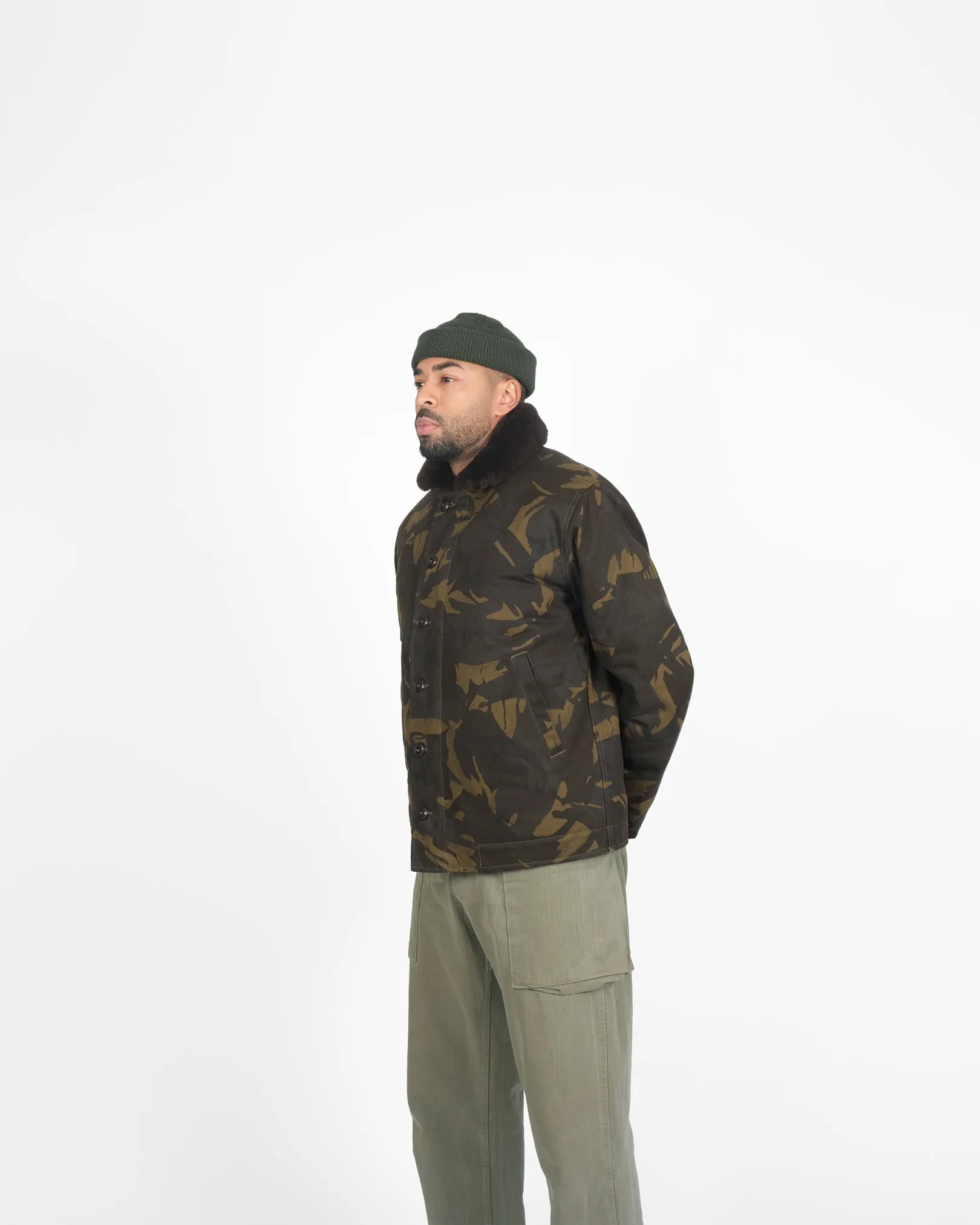 N-1 Deck Jacket - Darkwood Camouflage sold by Dehen 1920 product image thumbnail 3