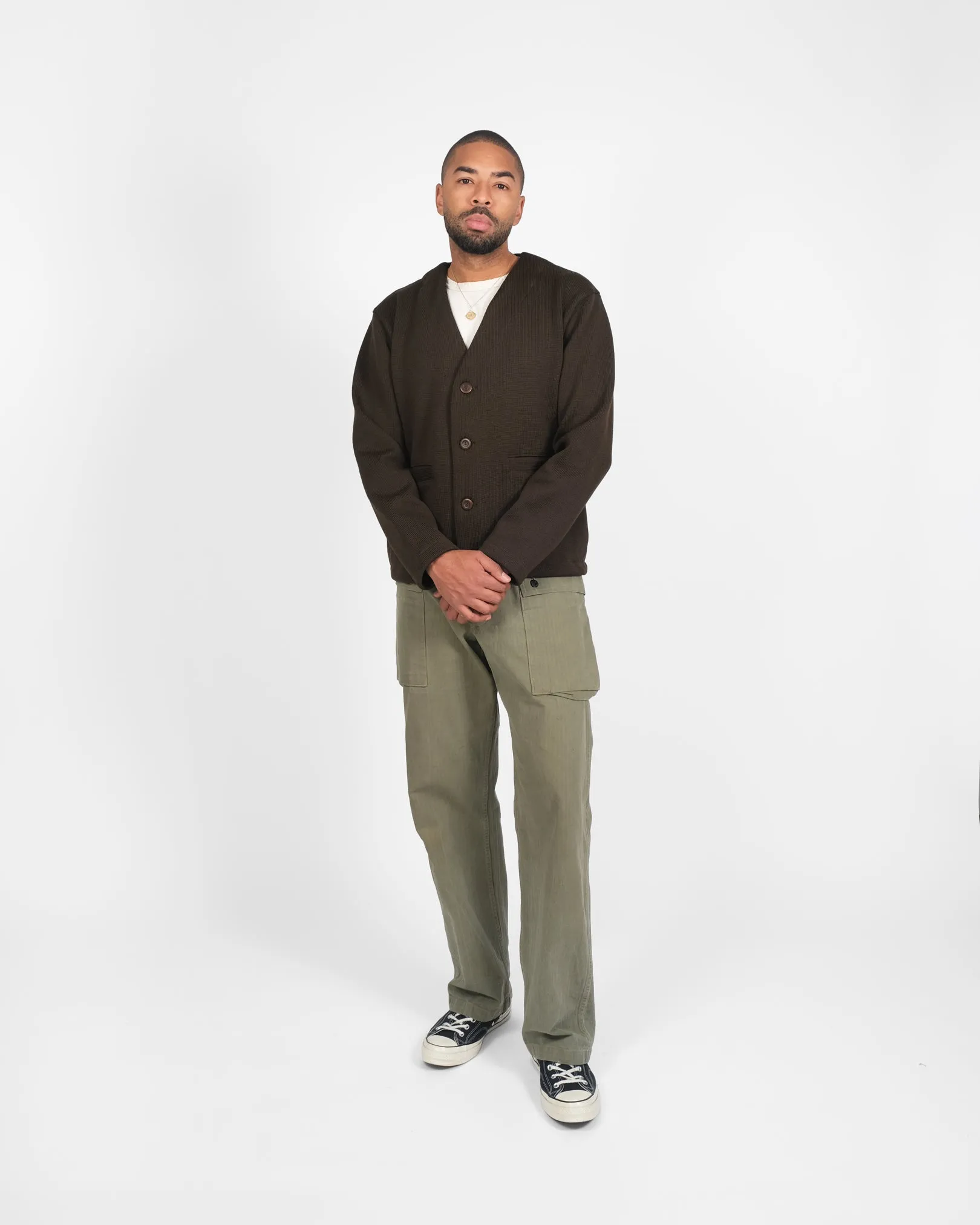 Slouchy Cardigan - Brown sold by Dehen 1920 product image thumbnail 2