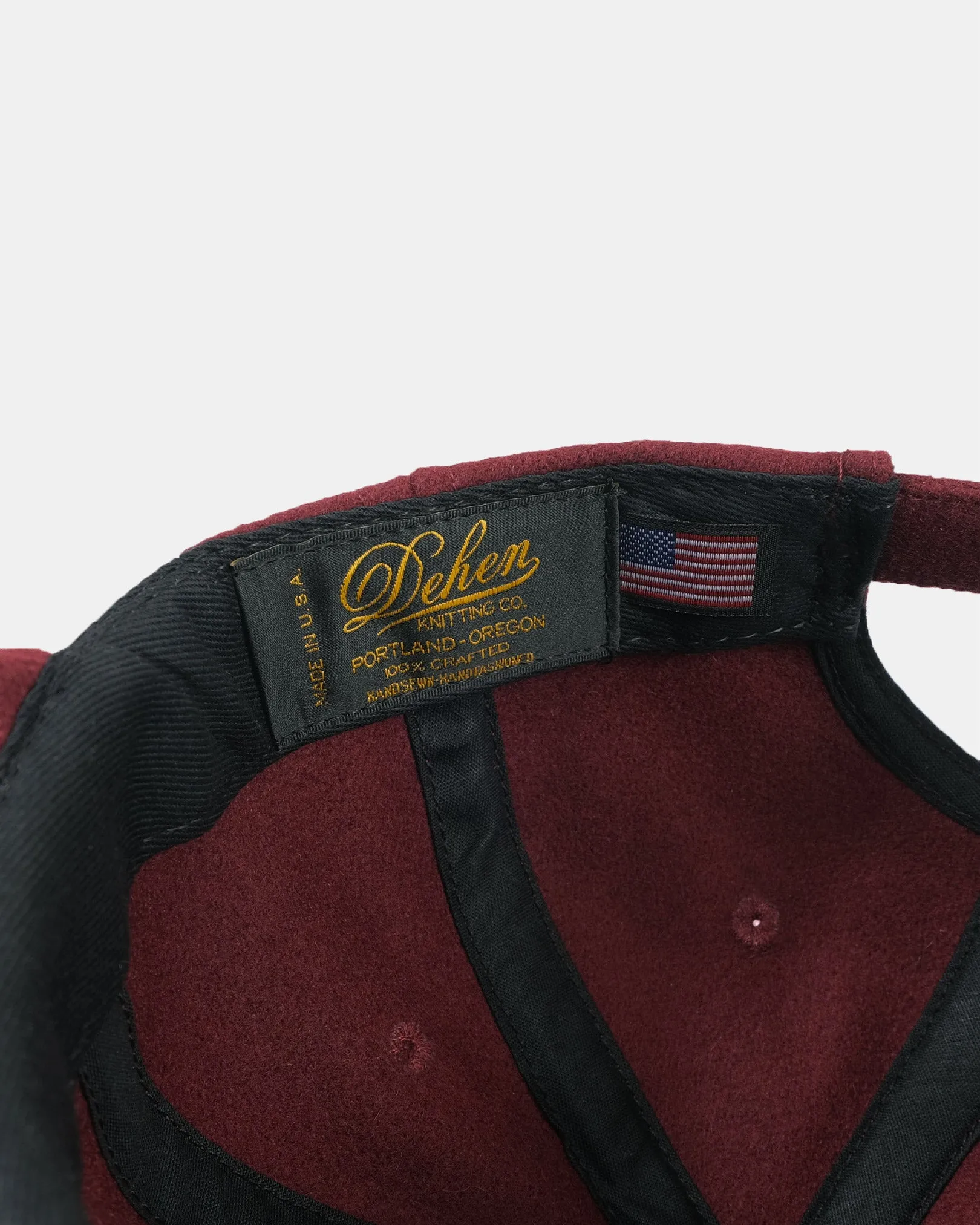 Baseball Hat - Burgundy sold by Dehen 1920 product image thumbnail 4