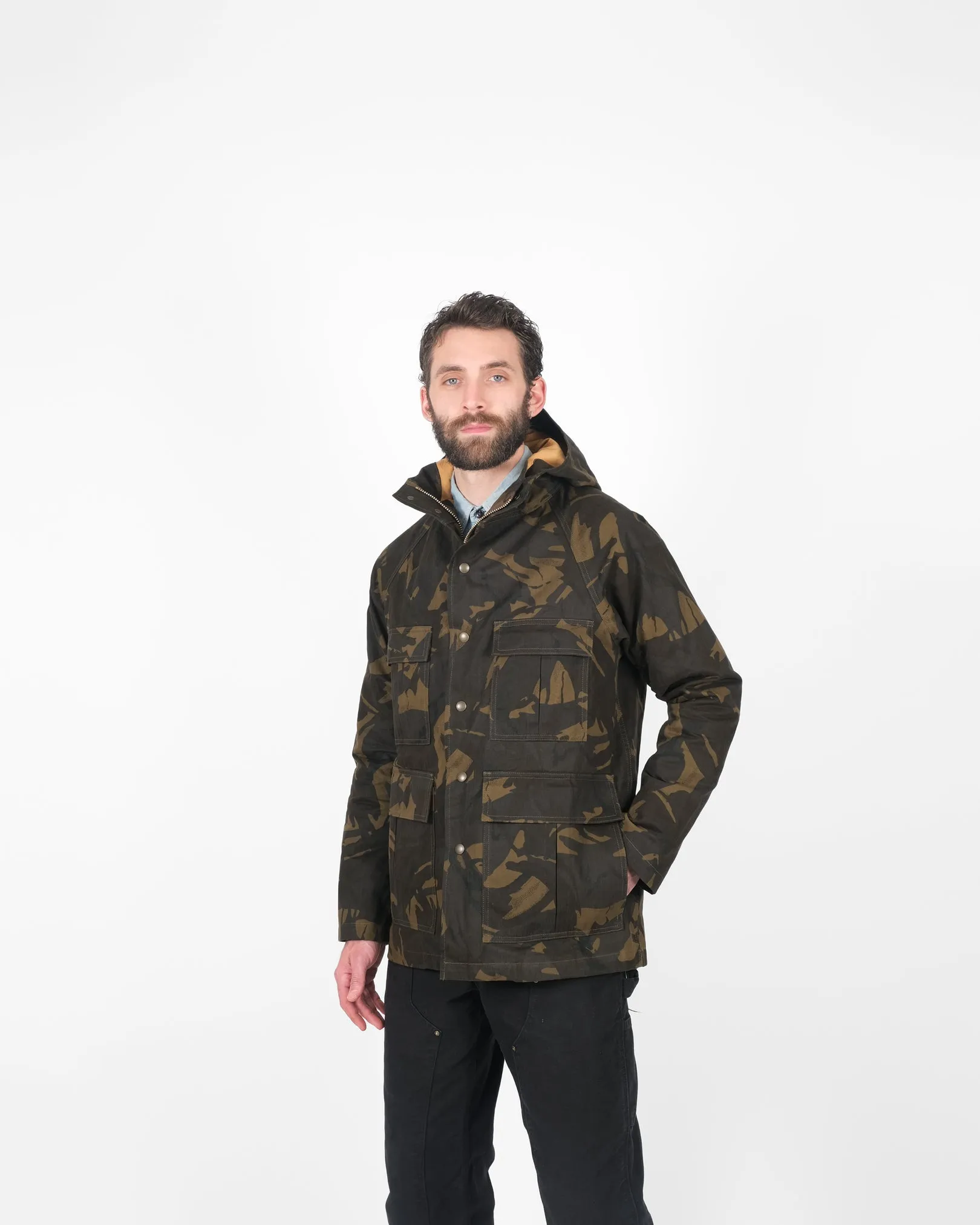 Heavy Duty Raincoat - Darkwood Camouflage sold by Dehen 1920 product image thumbnail 3