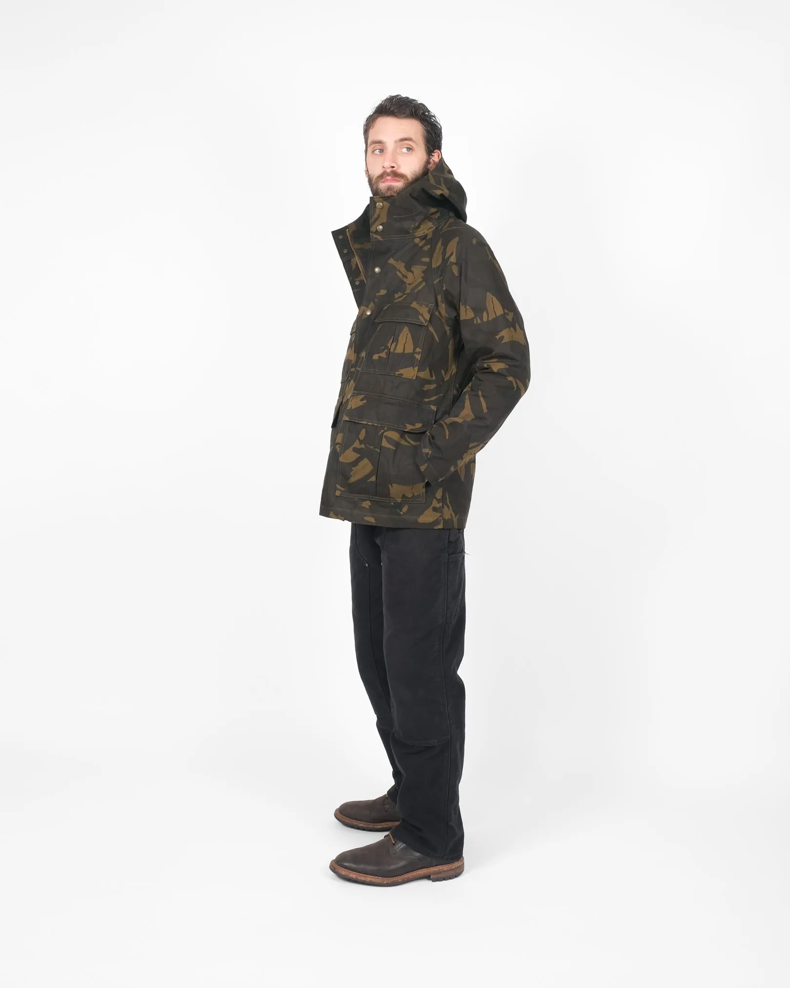 Heavy Duty Raincoat - Darkwood Camouflage sold by Dehen 1920 product image thumbnail 4