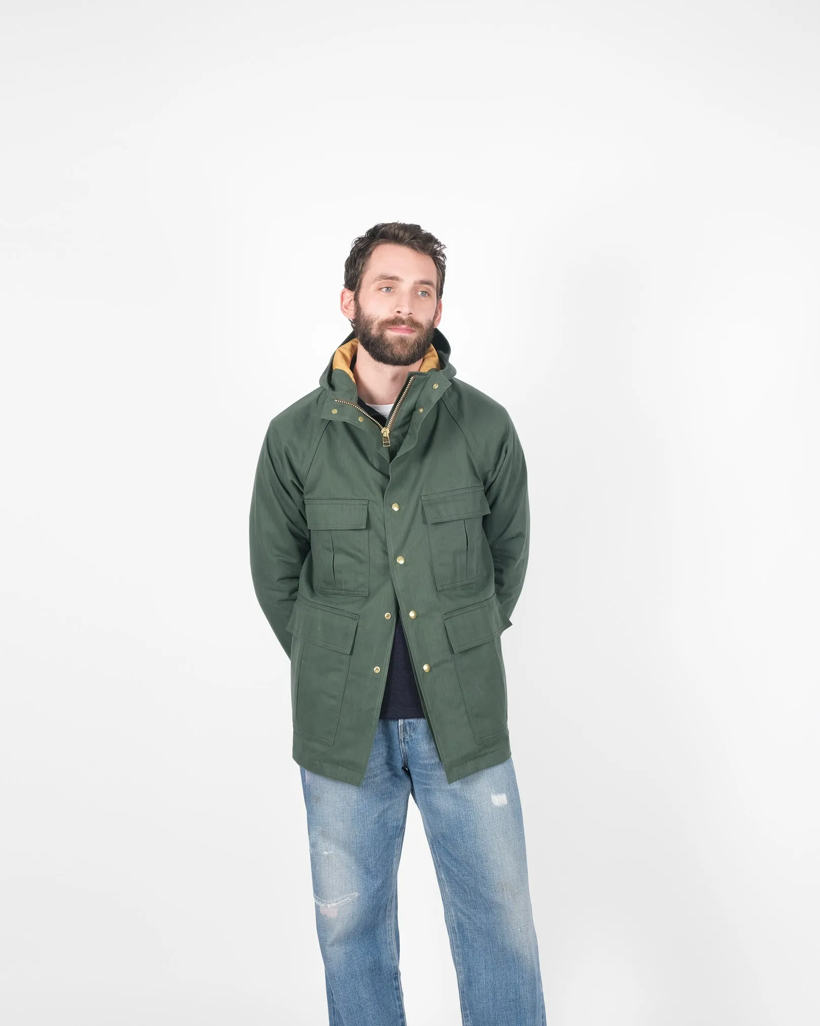 Heavy Duty Raincoat - Spruce sold by Dehen 1920 product image thumbnail 3