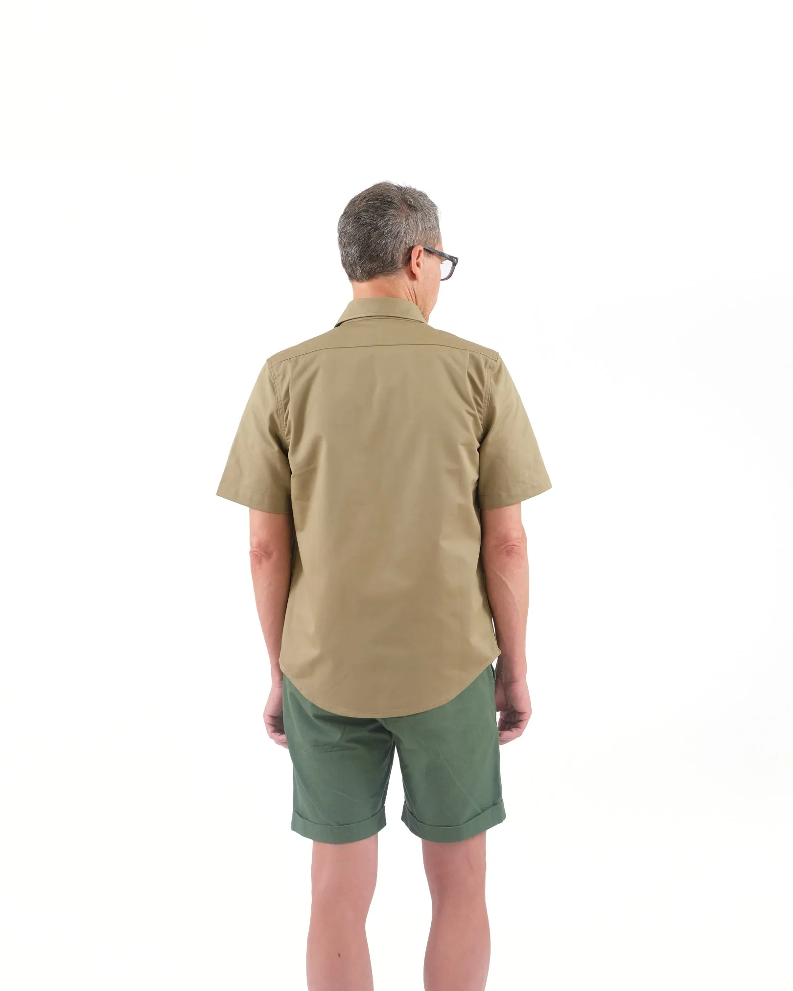 Short Sleeve Drover Shirt - Alvord Khaki sold by Dehen 1920 product image thumbnail 5