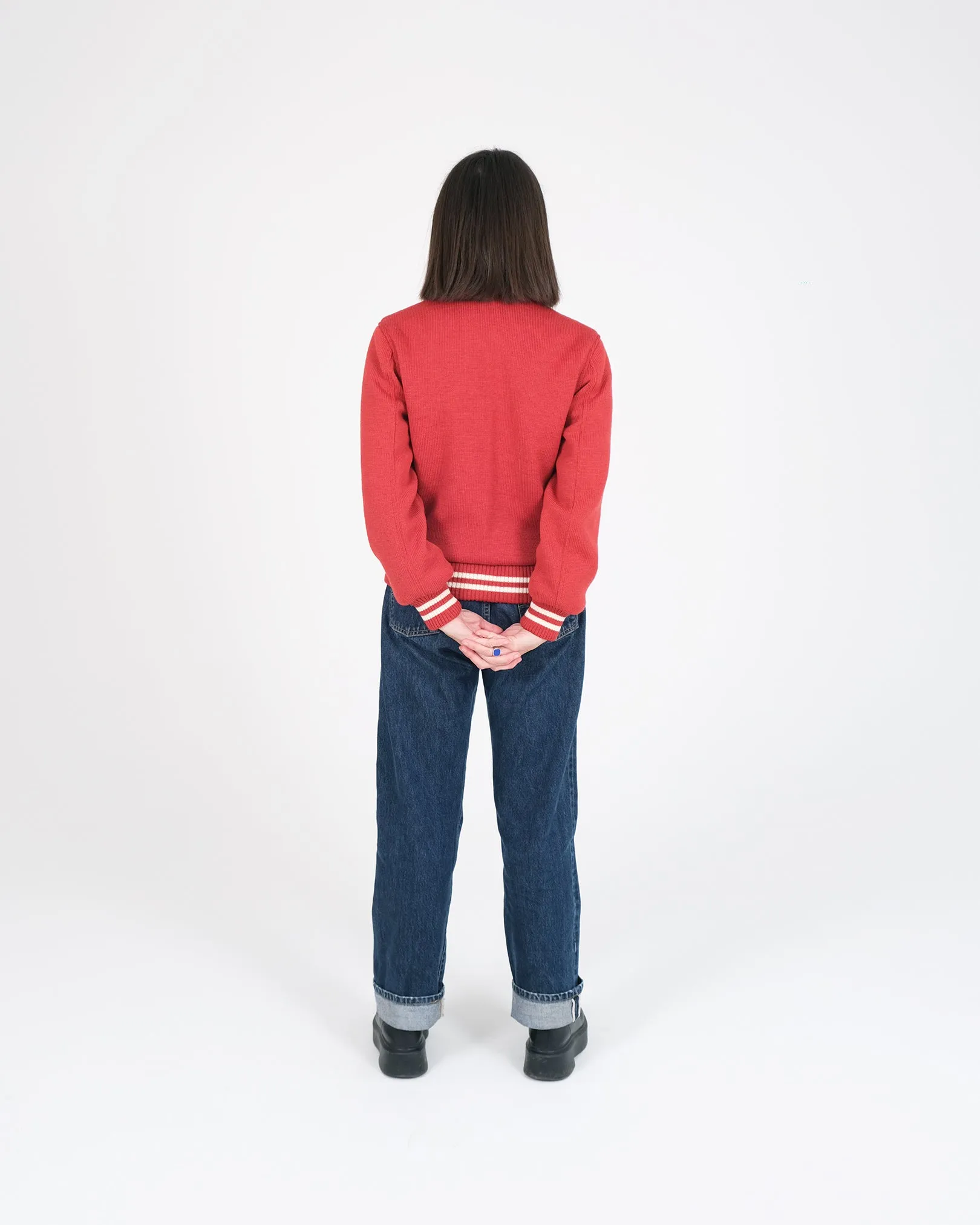 Women's Knit Club Jacket - Forster Red sold by Dehen 1920 product image thumbnail 5