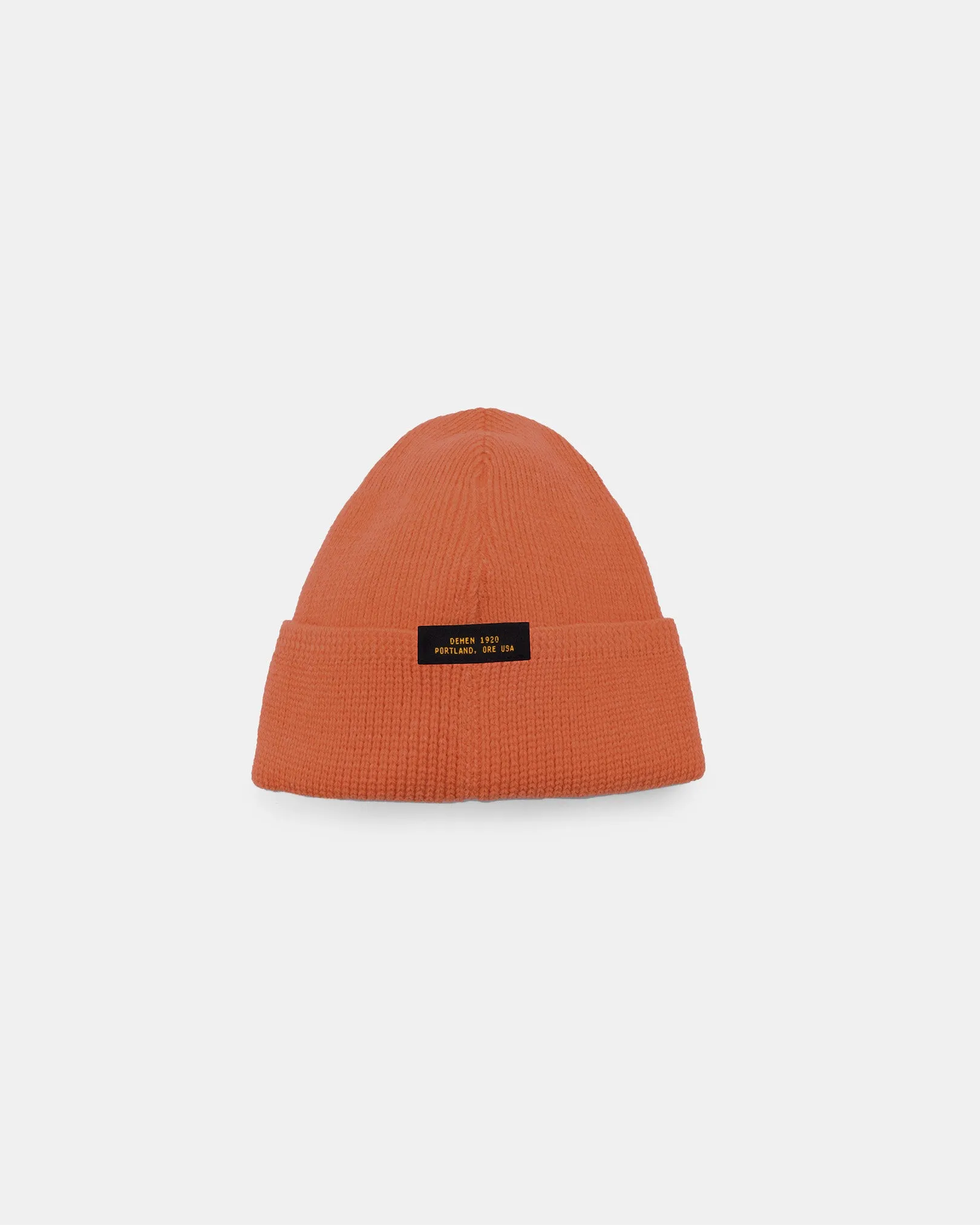 Wool Knit Watch Cap - Burnt Orange sold by Dehen 1920