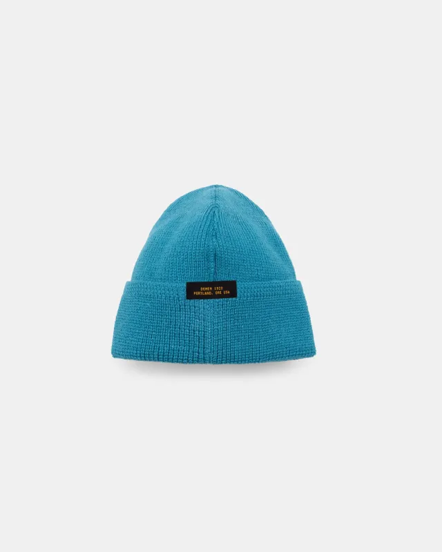 Wool Knit Watch Cap - Teal sold by Dehen 1920
