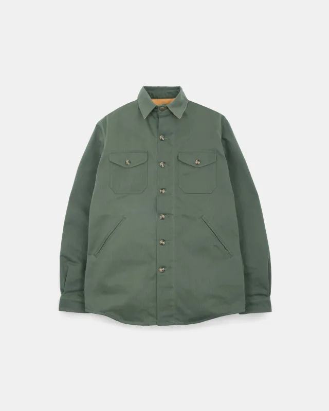 Crissman Overshirt - Waxed Cotton Spruce sold by Dehen 1920