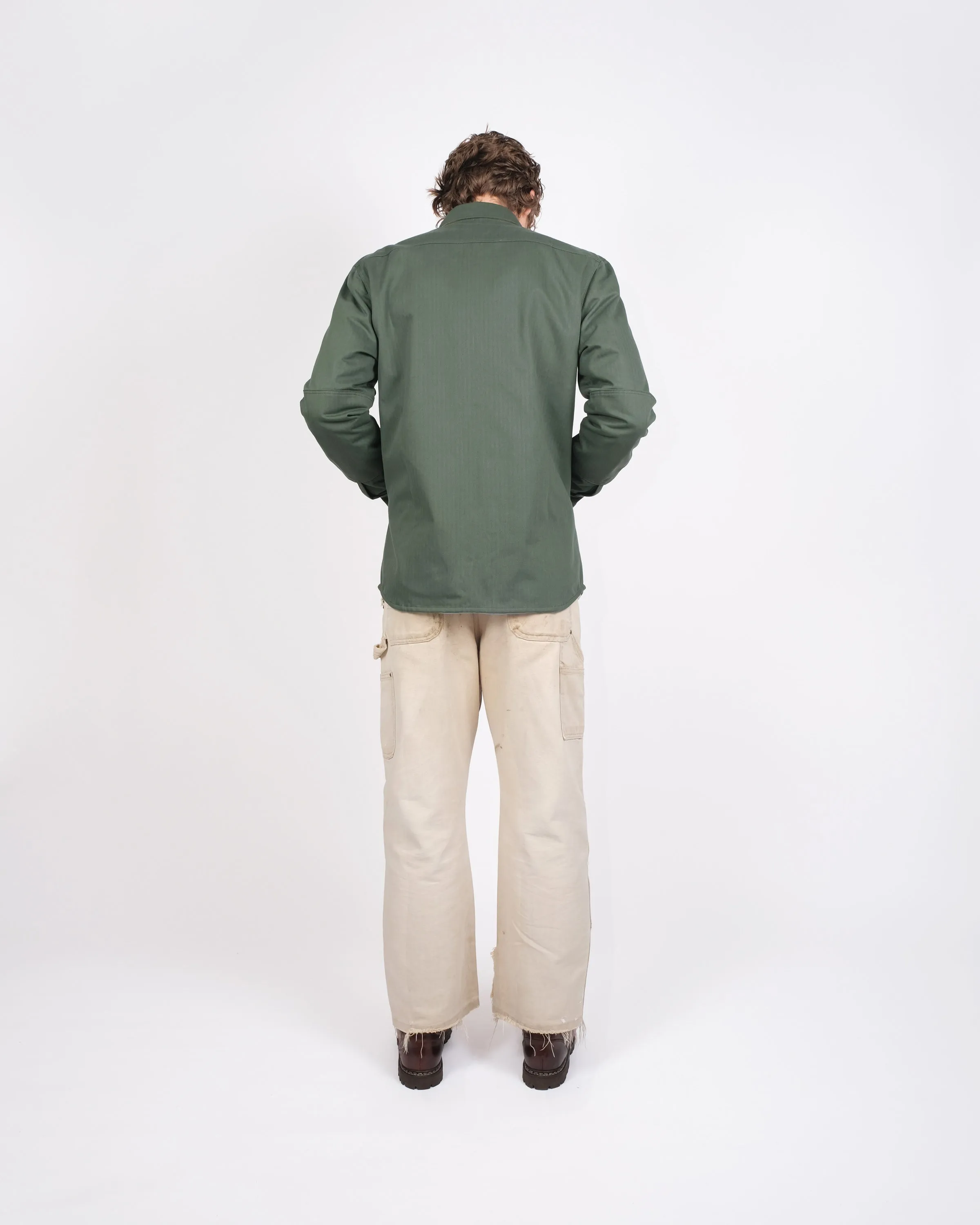 Crissman Overshirt - Waxed Cotton Spruce sold by Dehen 1920 product image thumbnail 5