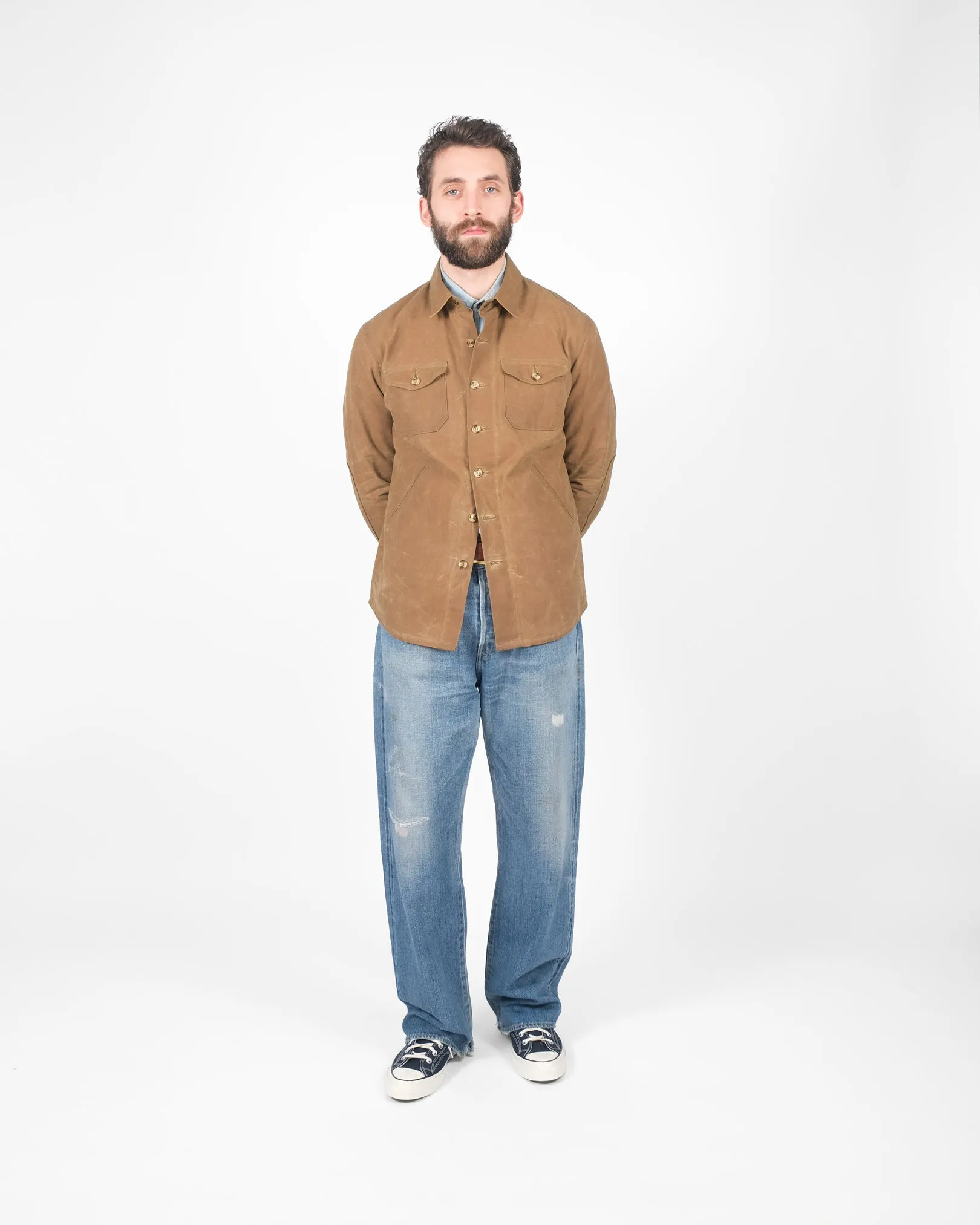 Crissman Overshirt - Waxed Canvas - Hardtack sold by Dehen 1920 product image thumbnail 5