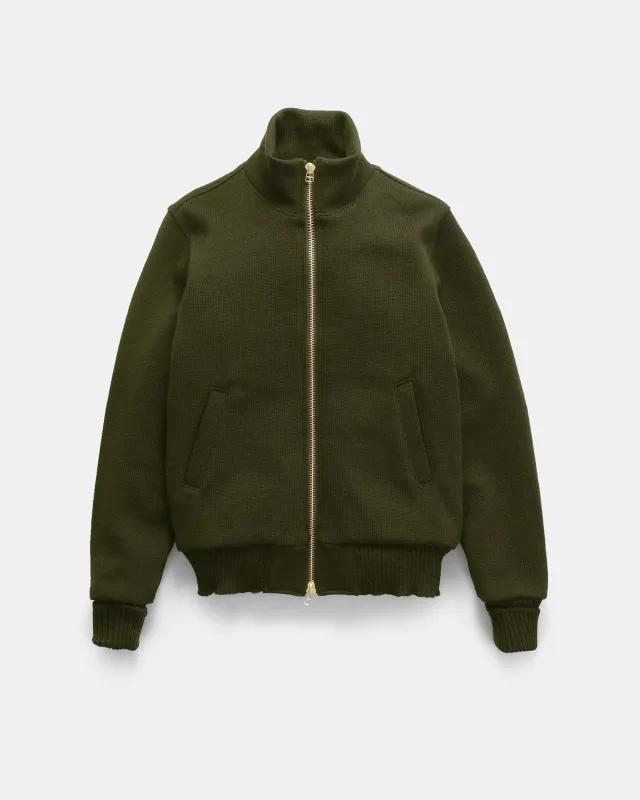 Full-Throttle Moto-Sweater - Loden sold by Dehen 1920