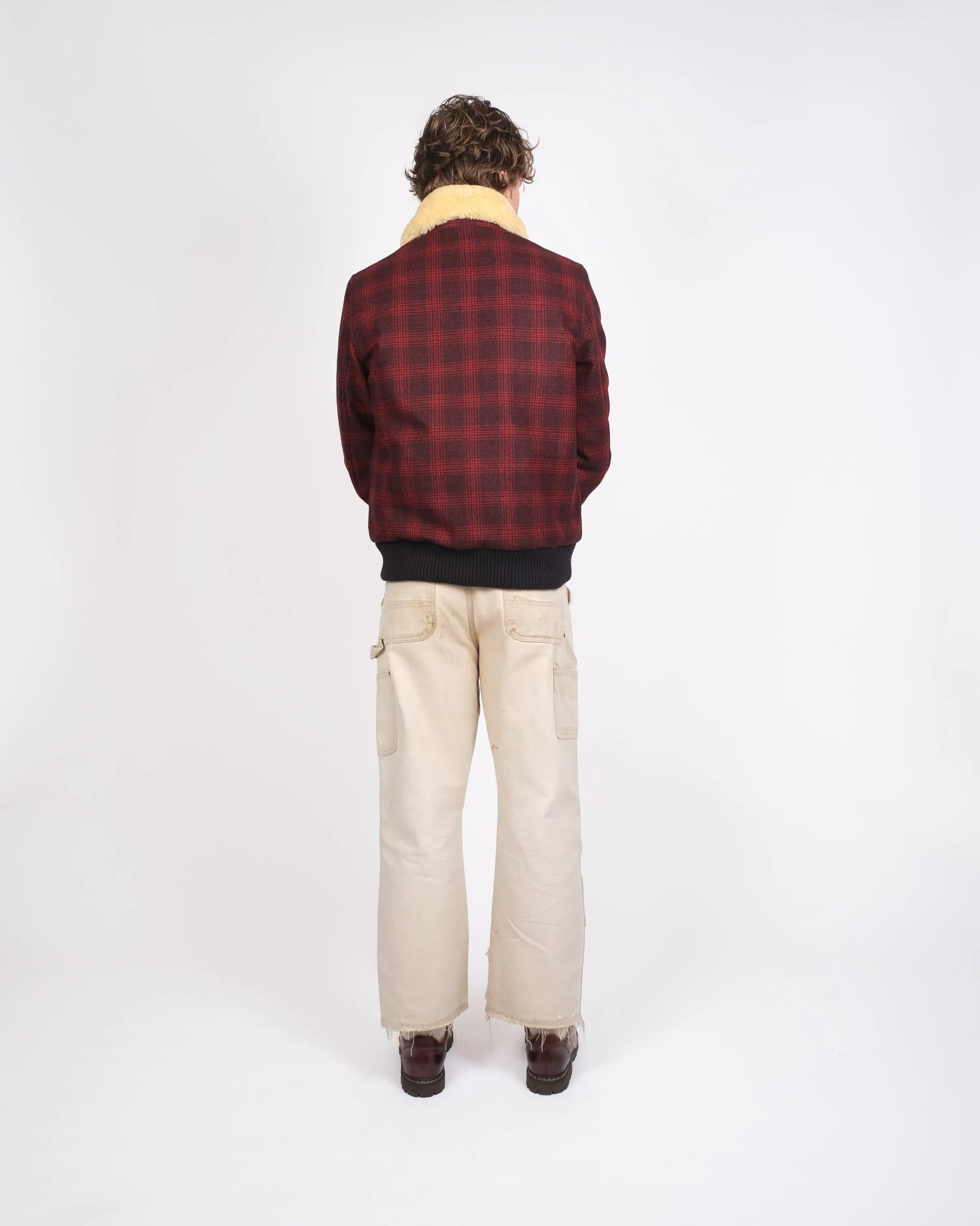 Heavy Duty Flyer's Club Jacket - Canyon Plaid / Gold sold by Dehen 1920 product image thumbnail 5