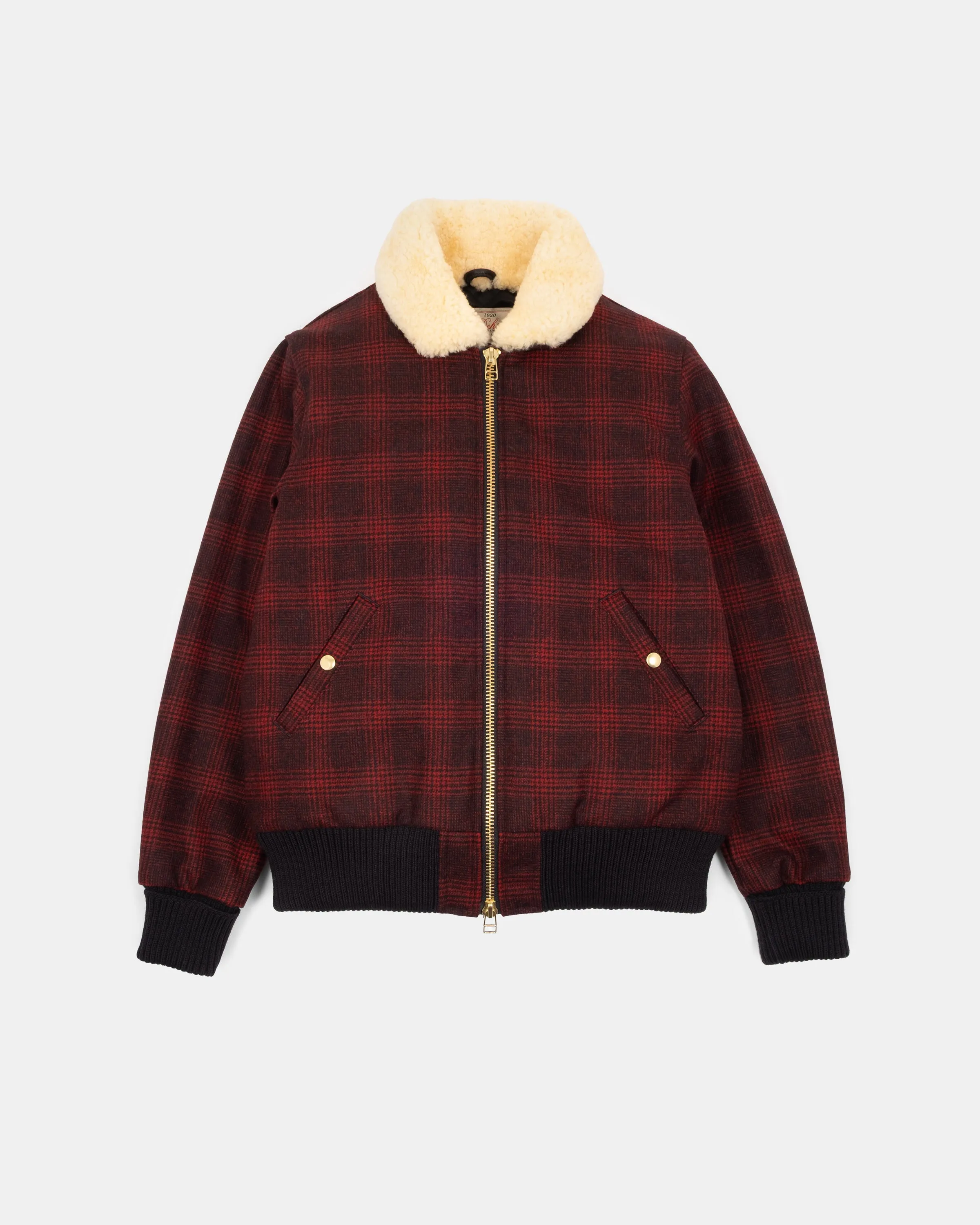 Heavy Duty Flyer's Club Jacket - Canyon Plaid / Gold sold by Dehen 1920