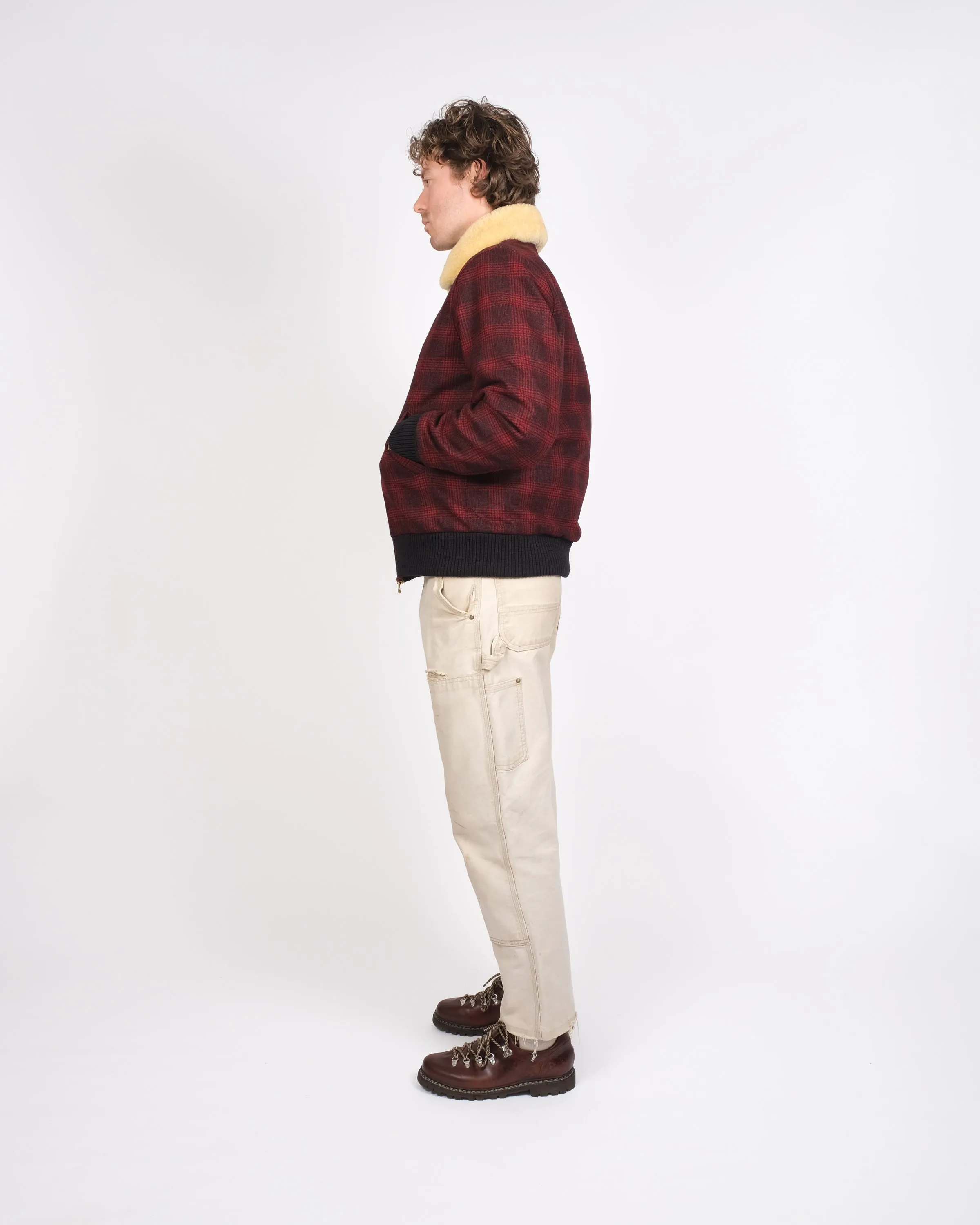Heavy Duty Flyer's Club Jacket - Canyon Plaid / Gold sold by Dehen 1920 product image thumbnail 4