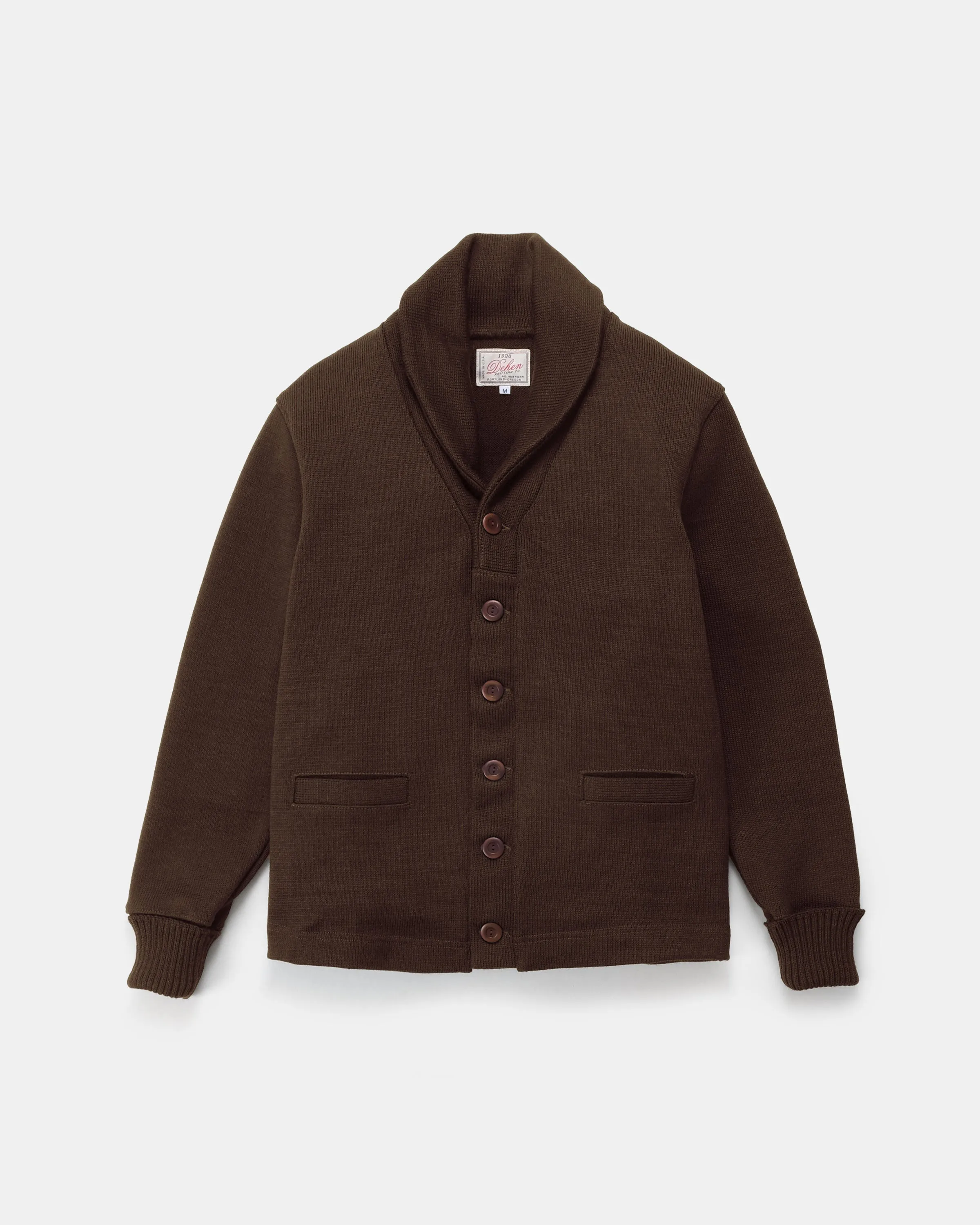 Shawl Sweater Coat - Brown sold by Dehen 1920