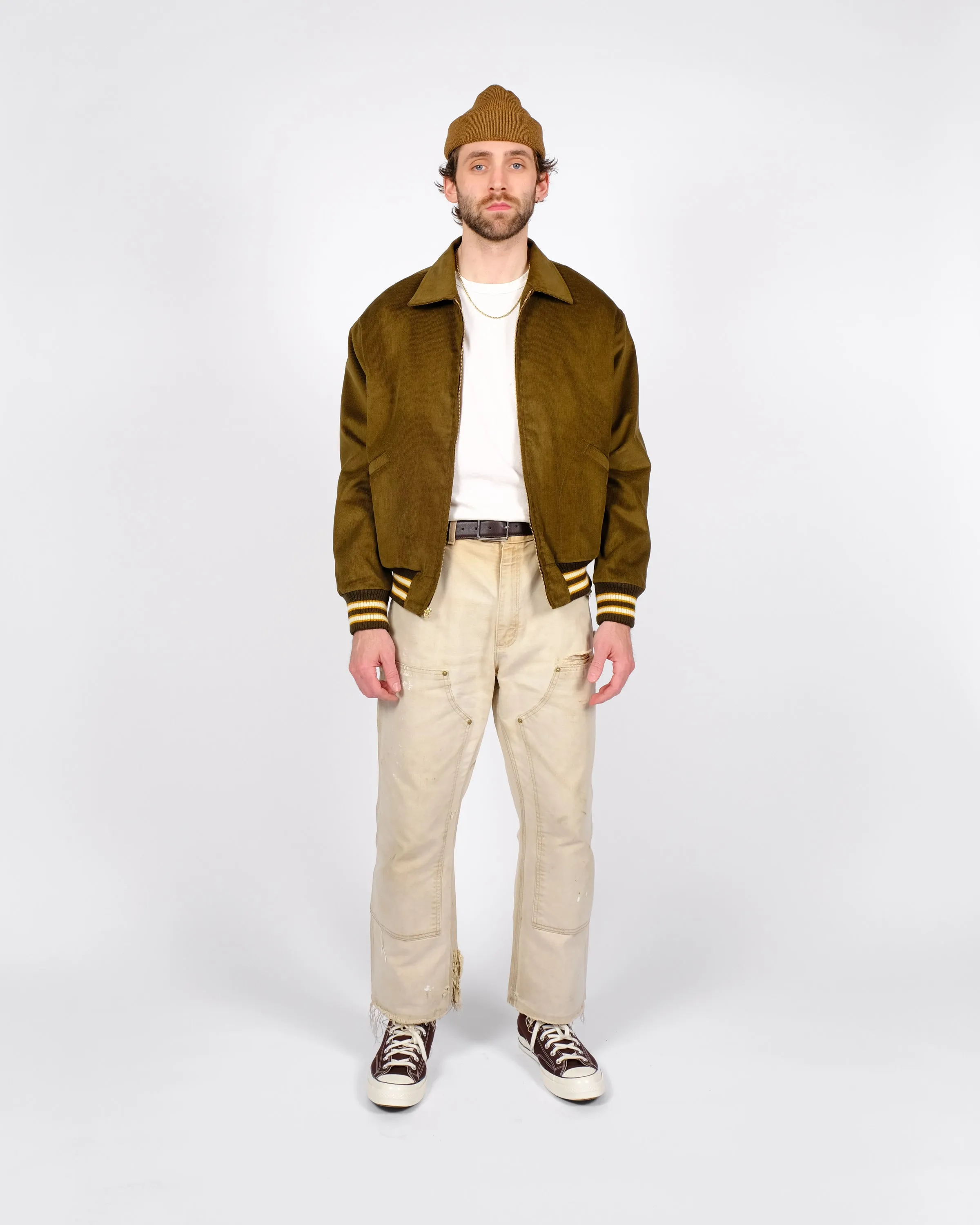 60's Cut Team Jacket - Olive Drab Corduroy sold by Dehen 1920 product image thumbnail 2