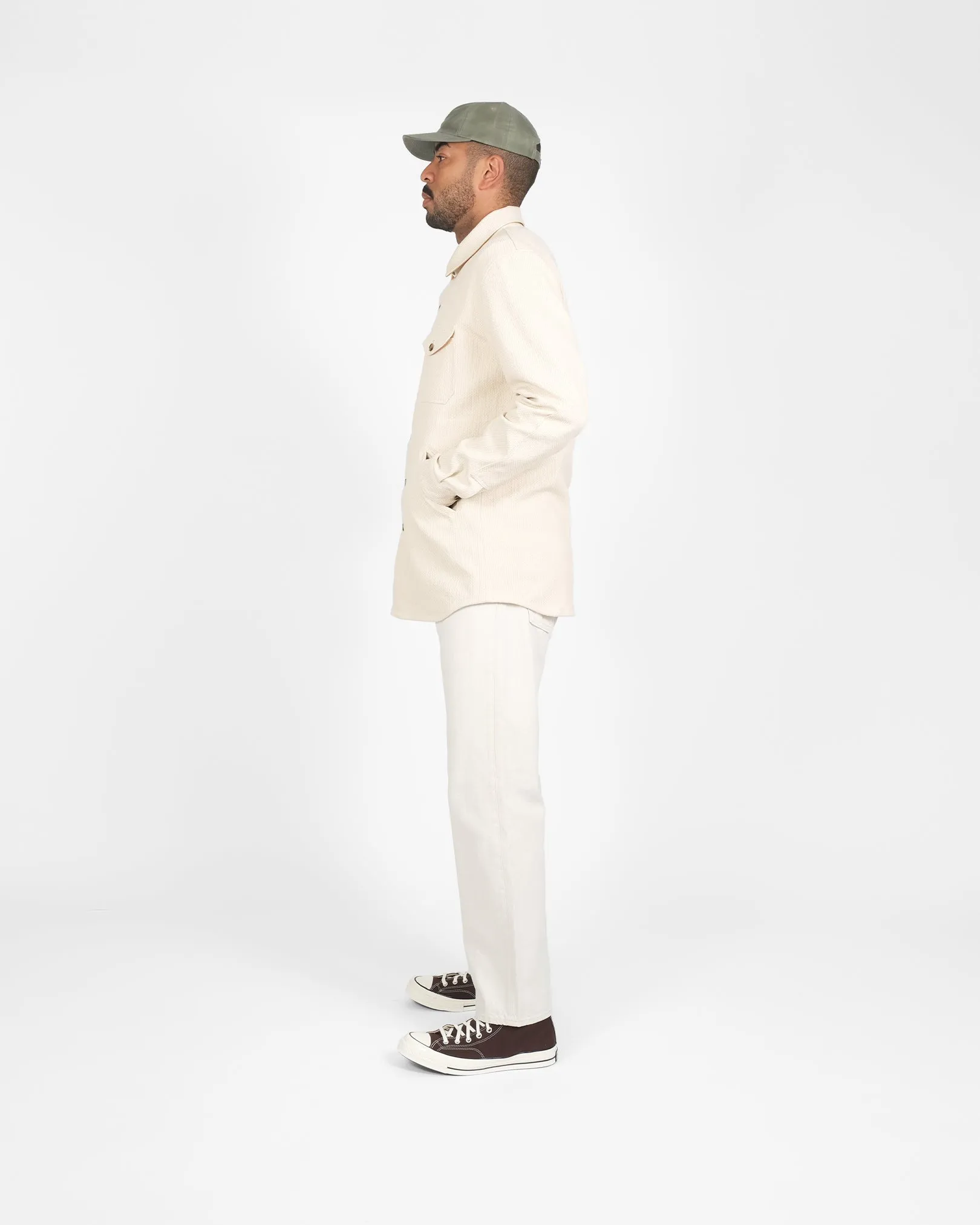 Crissman Overshirt - Natural Sashi-Ori sold by Dehen 1920 product image thumbnail 4