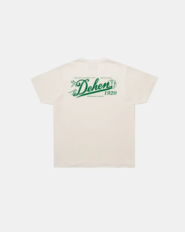 Heavy Duty Tee - Vintage Sweater Box - Natural w/ Pine made by Dehen 1920