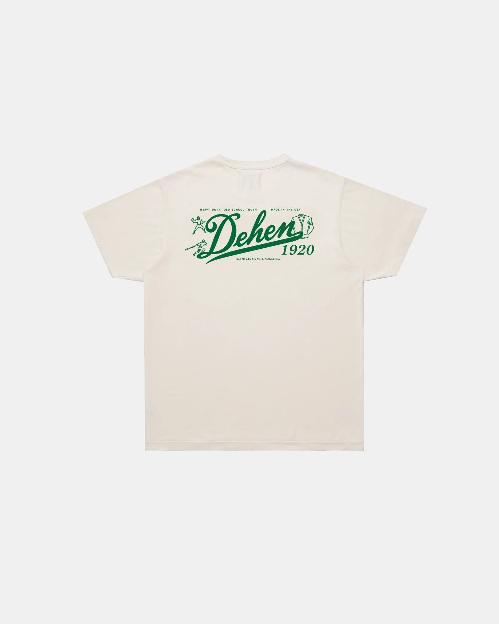 Heavy Duty Tee - Vintage Sweater Box - Natural w/ Pine sold by Dehen 1920