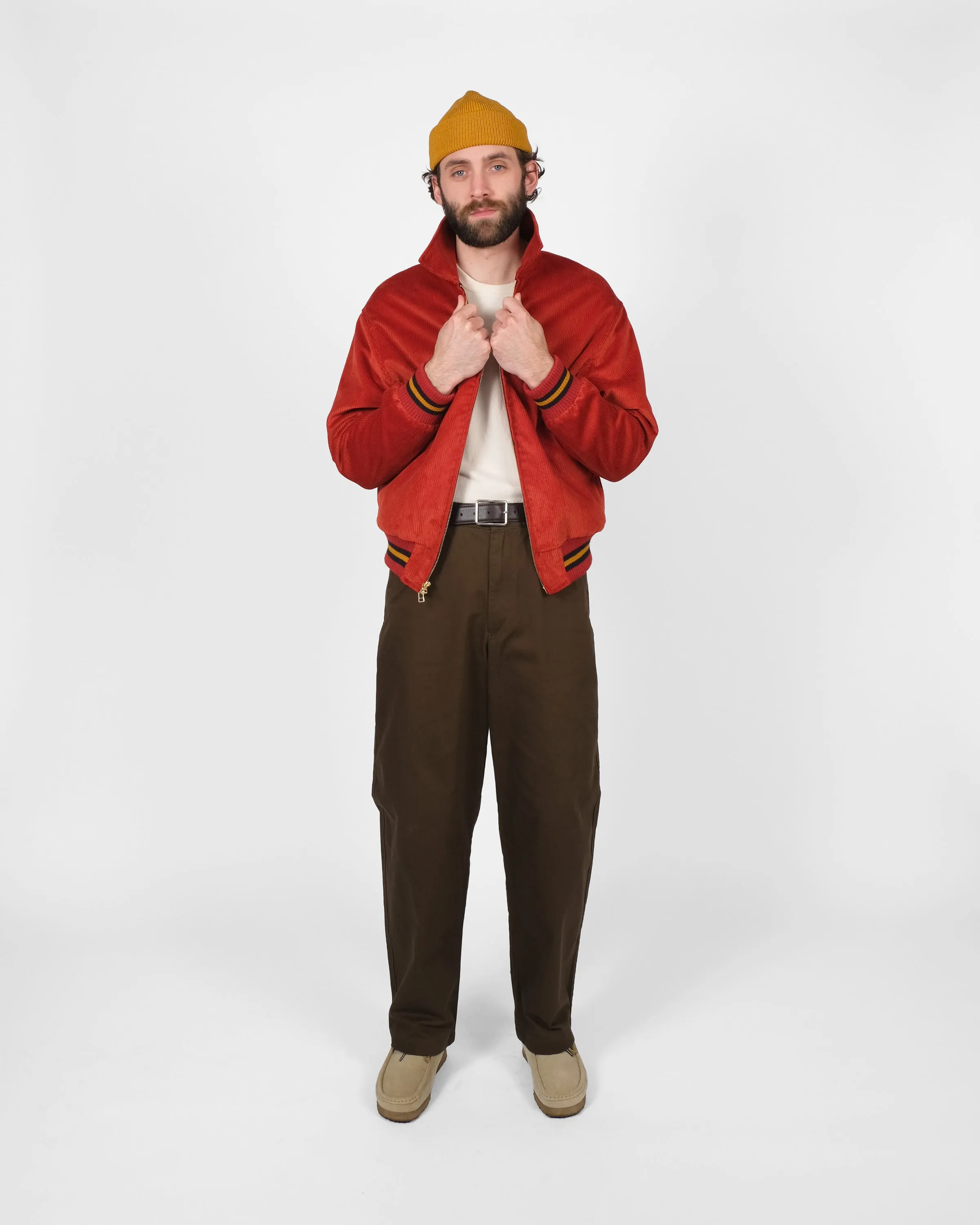 60's Cut Team Jacket - Rust Corduroy sold by Dehen 1920 product image thumbnail 2