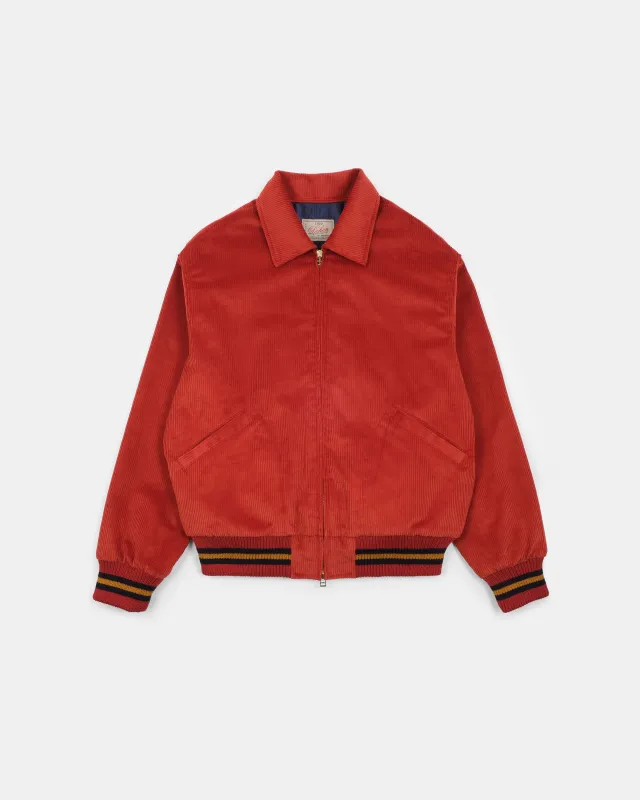 60's Cut Team Jacket - Rust Corduroy made by Dehen 1920
