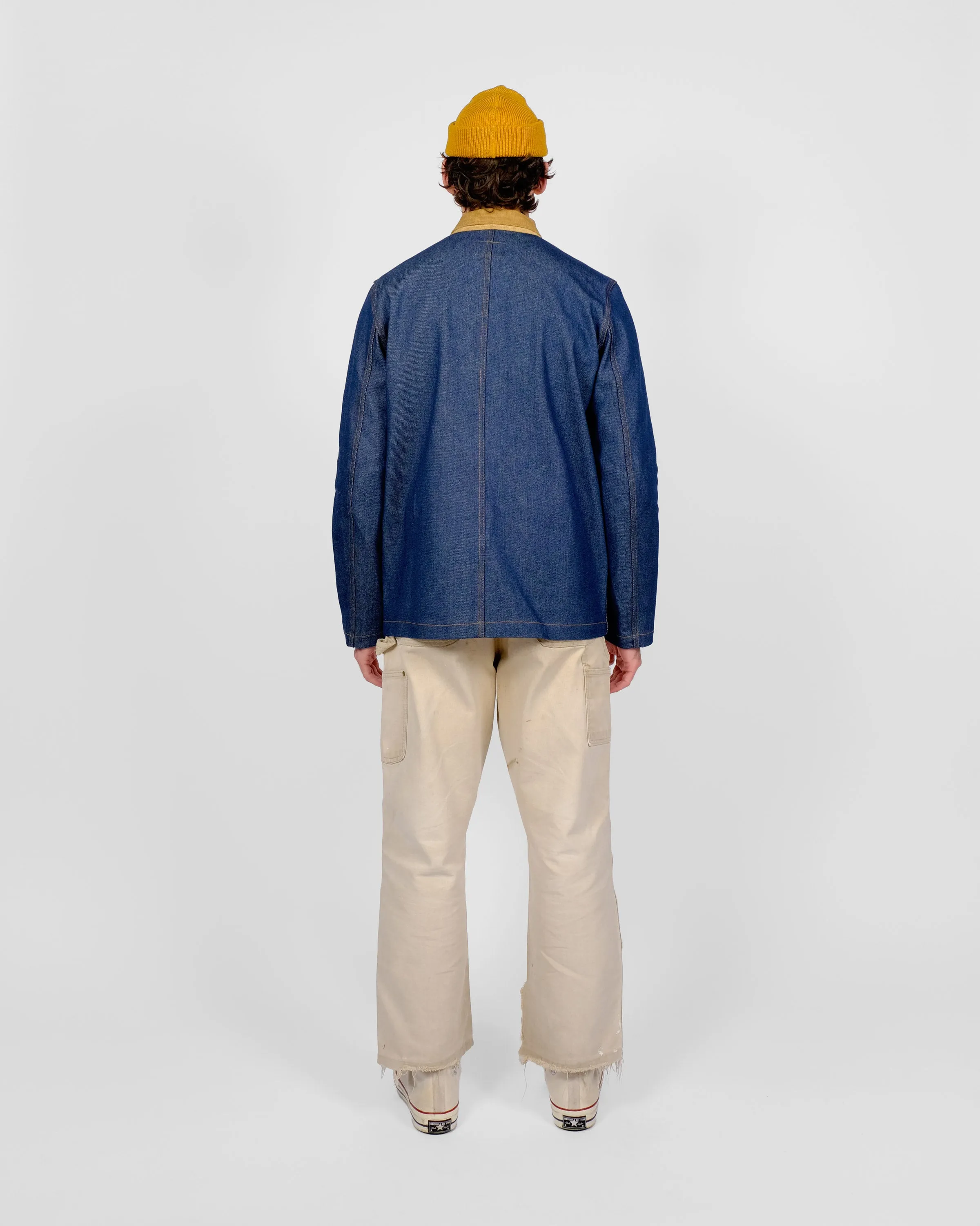 Chore Coat 2.0 - Indigo Denim / Fawn Corduroy sold by Dehen 1920 product image thumbnail 5