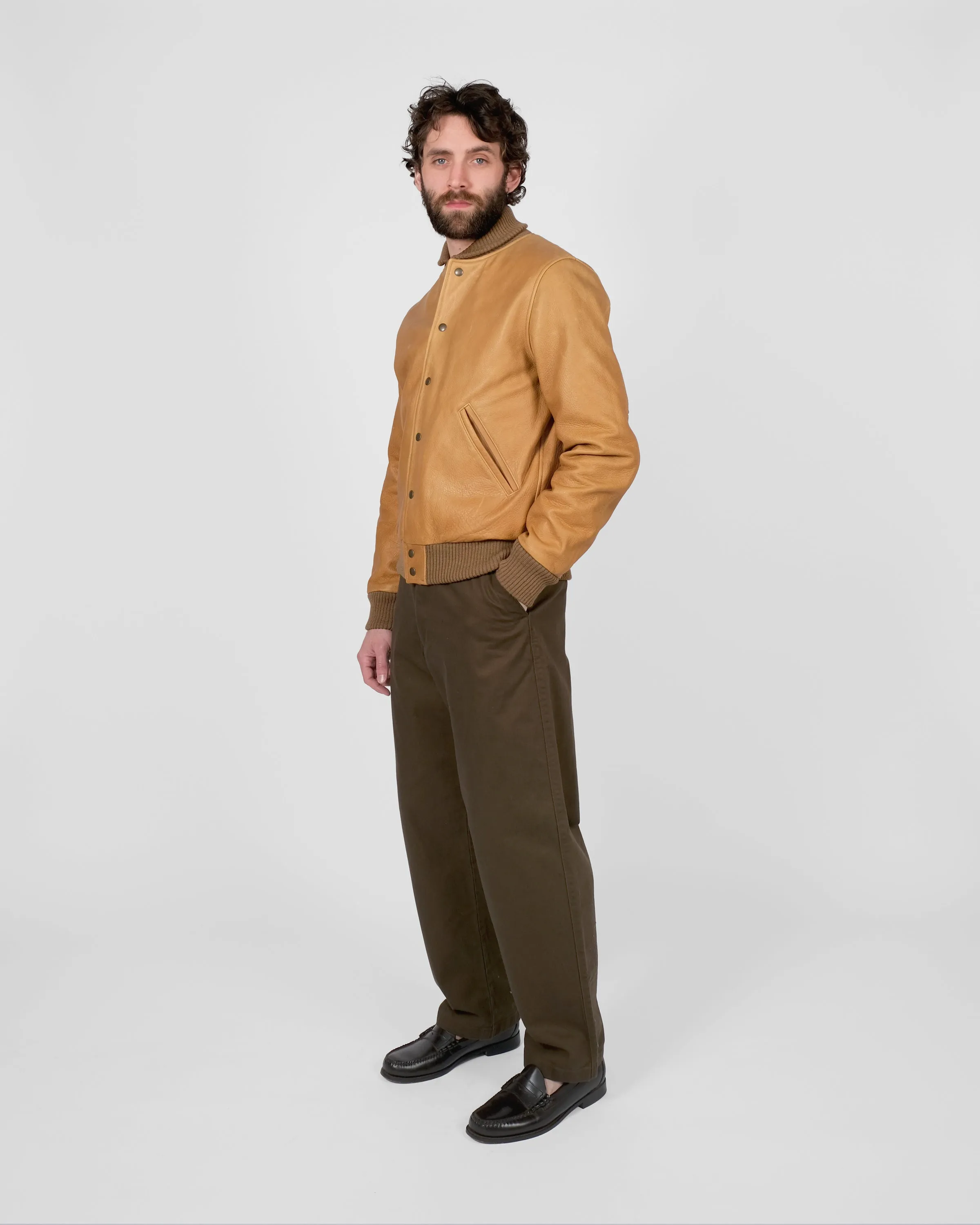 All-City Leather Jacket - Rust sold by Dehen 1920 product image thumbnail 2