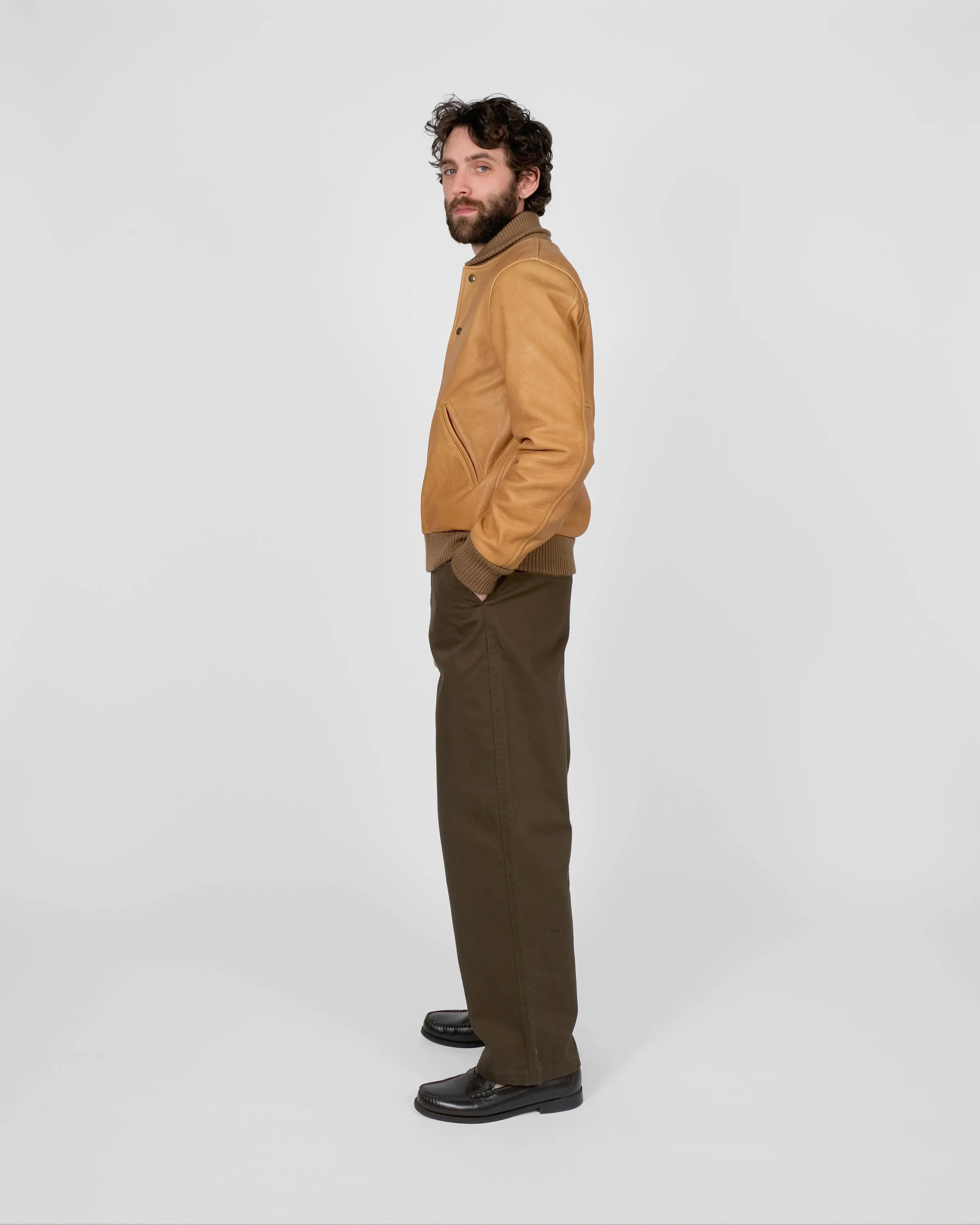 All-City Leather Jacket - Rust sold by Dehen 1920 product image thumbnail 3
