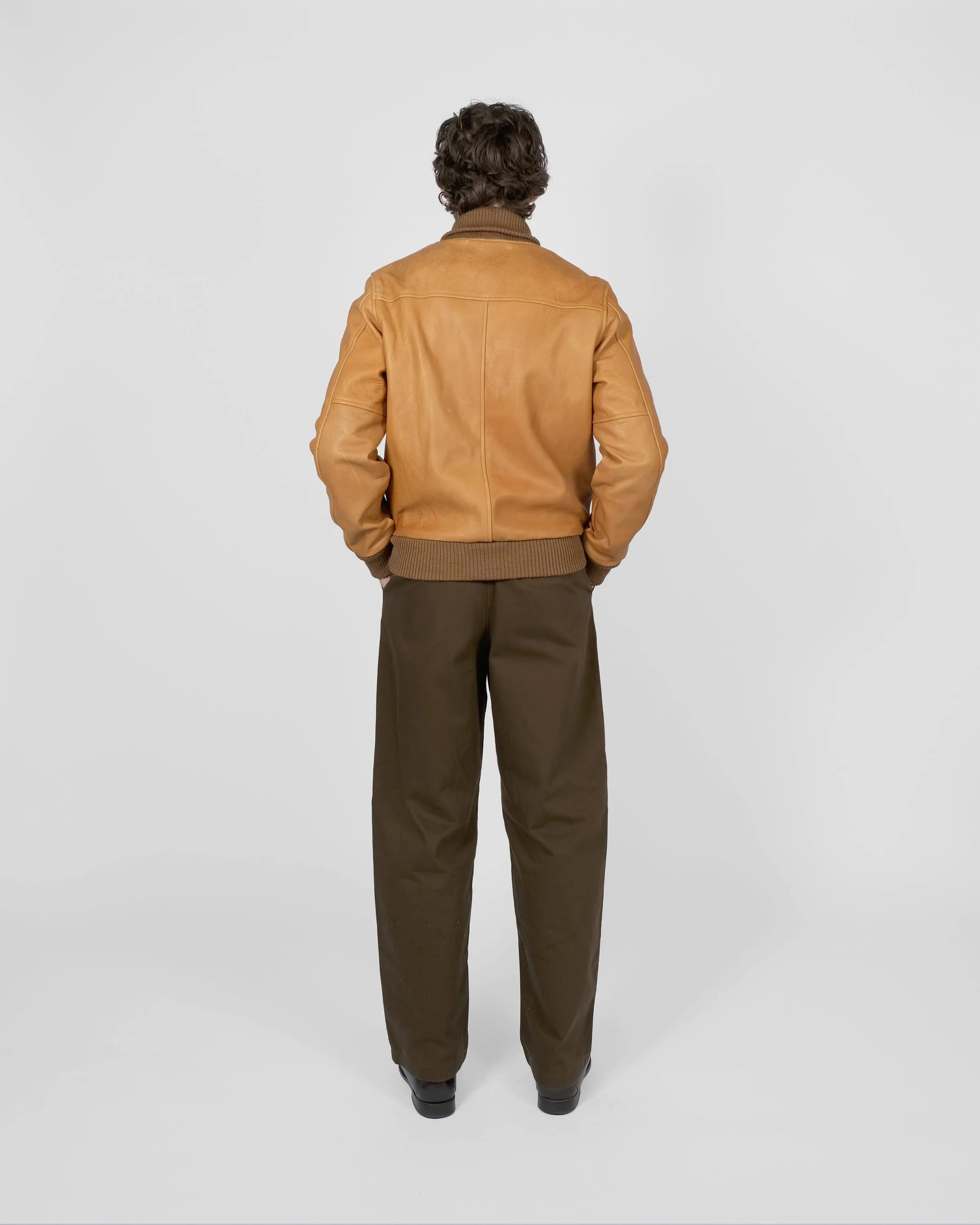 All-City Leather Jacket - Rust sold by Dehen 1920 product image thumbnail 4