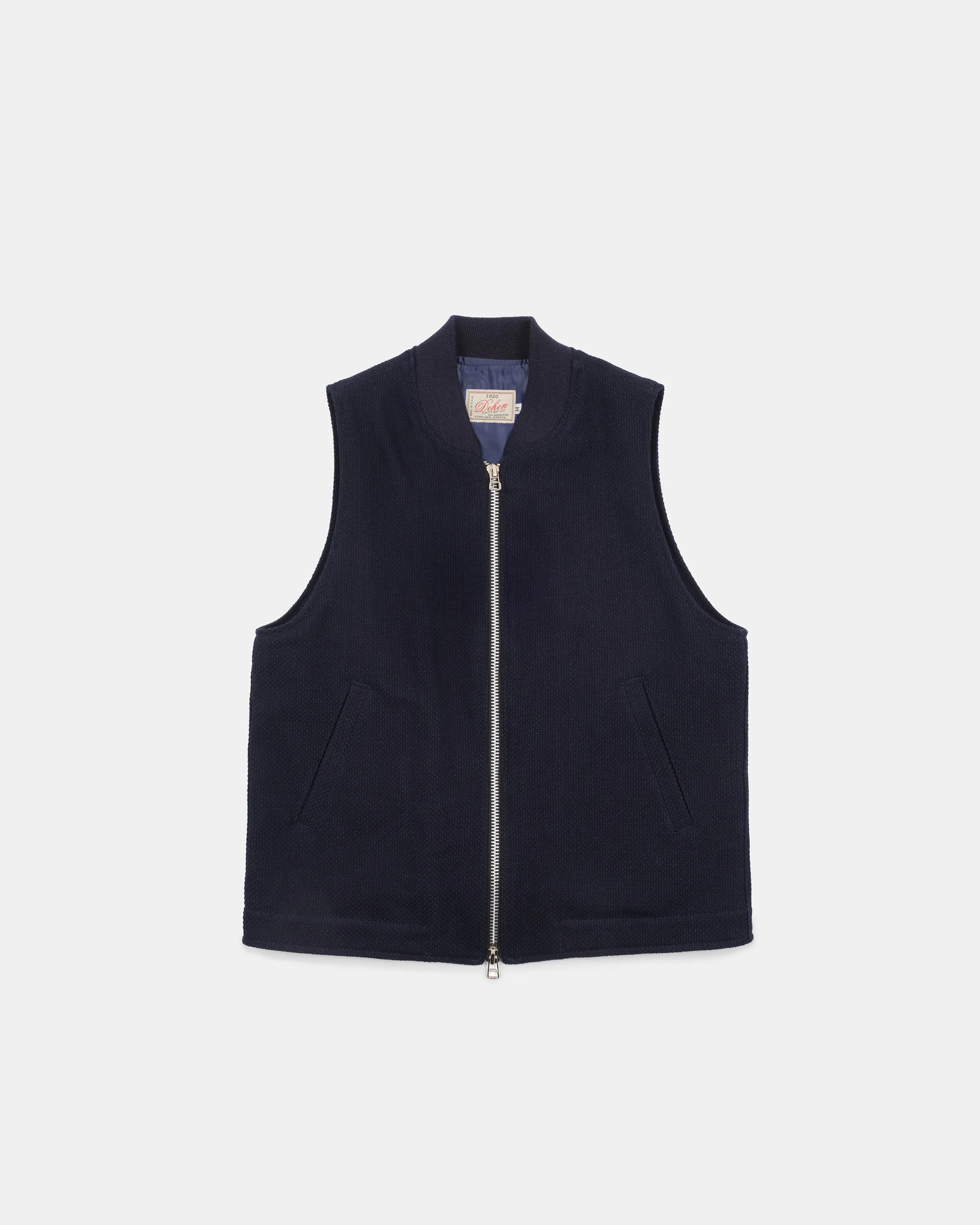 Flight Vest - Indigo Sashi-Ori sold by Dehen 1920