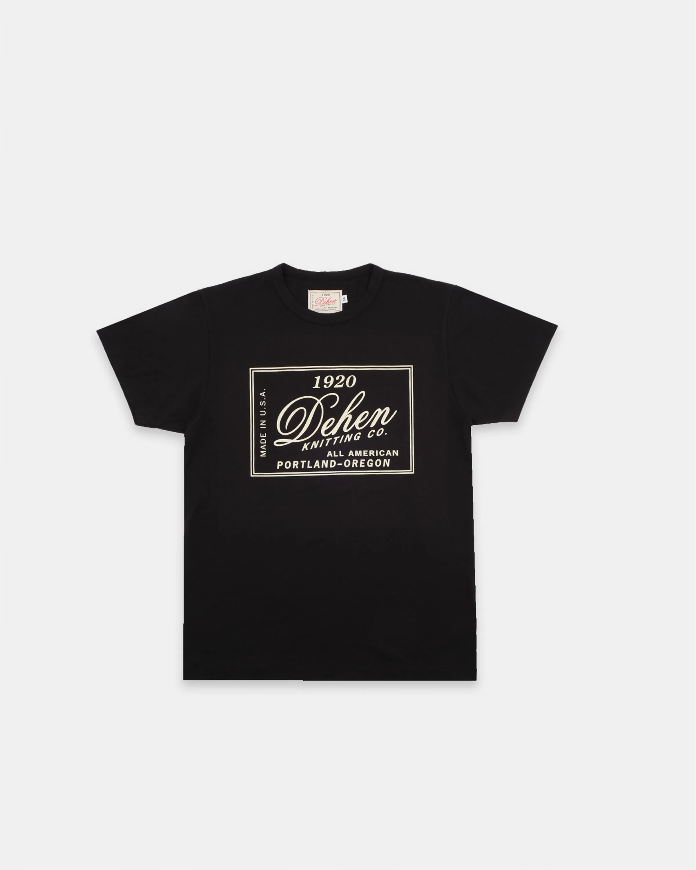 Heavy Duty Tee - Dehen Label - Black w/ Off-White sold by Dehen 1920