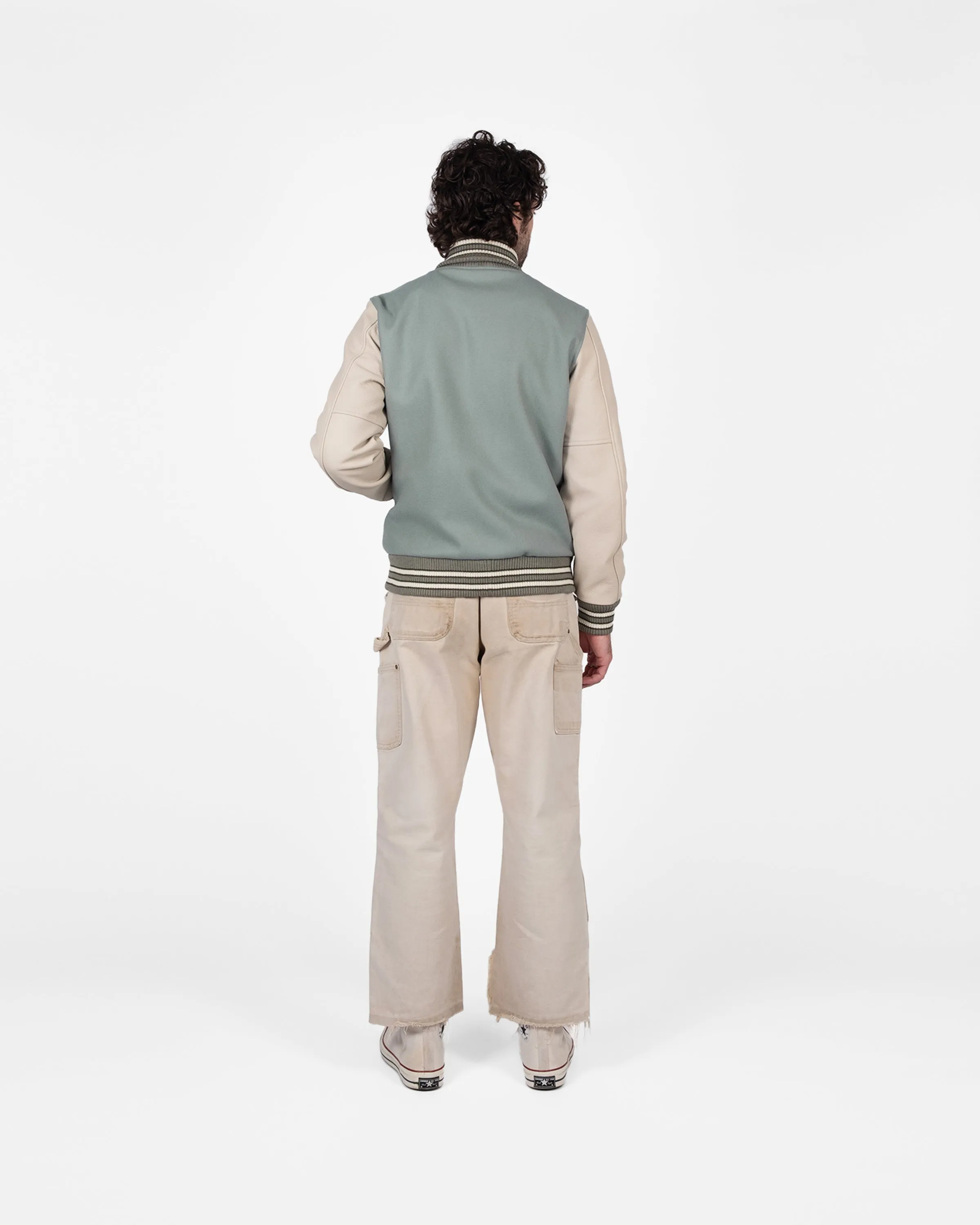 Varsity Jacket - Reef / Milk sold by Dehen 1920 product image thumbnail 5