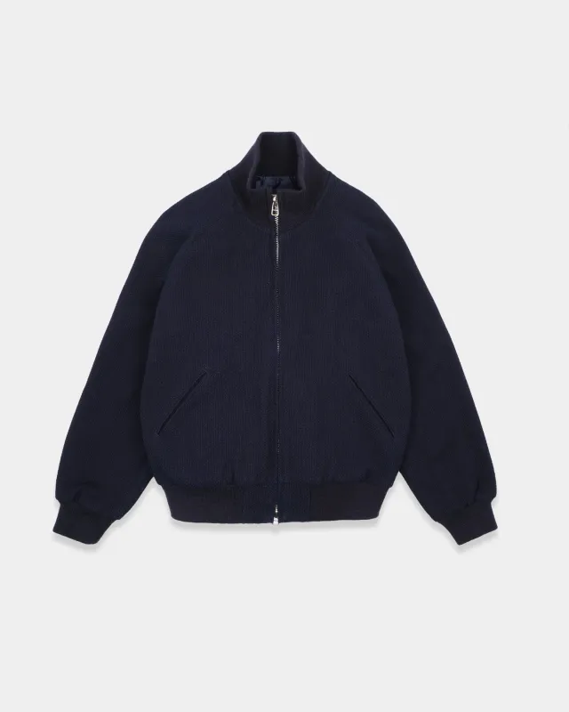 Pilot Jacket - Indigo Sashi-Ori made by Dehen 1920