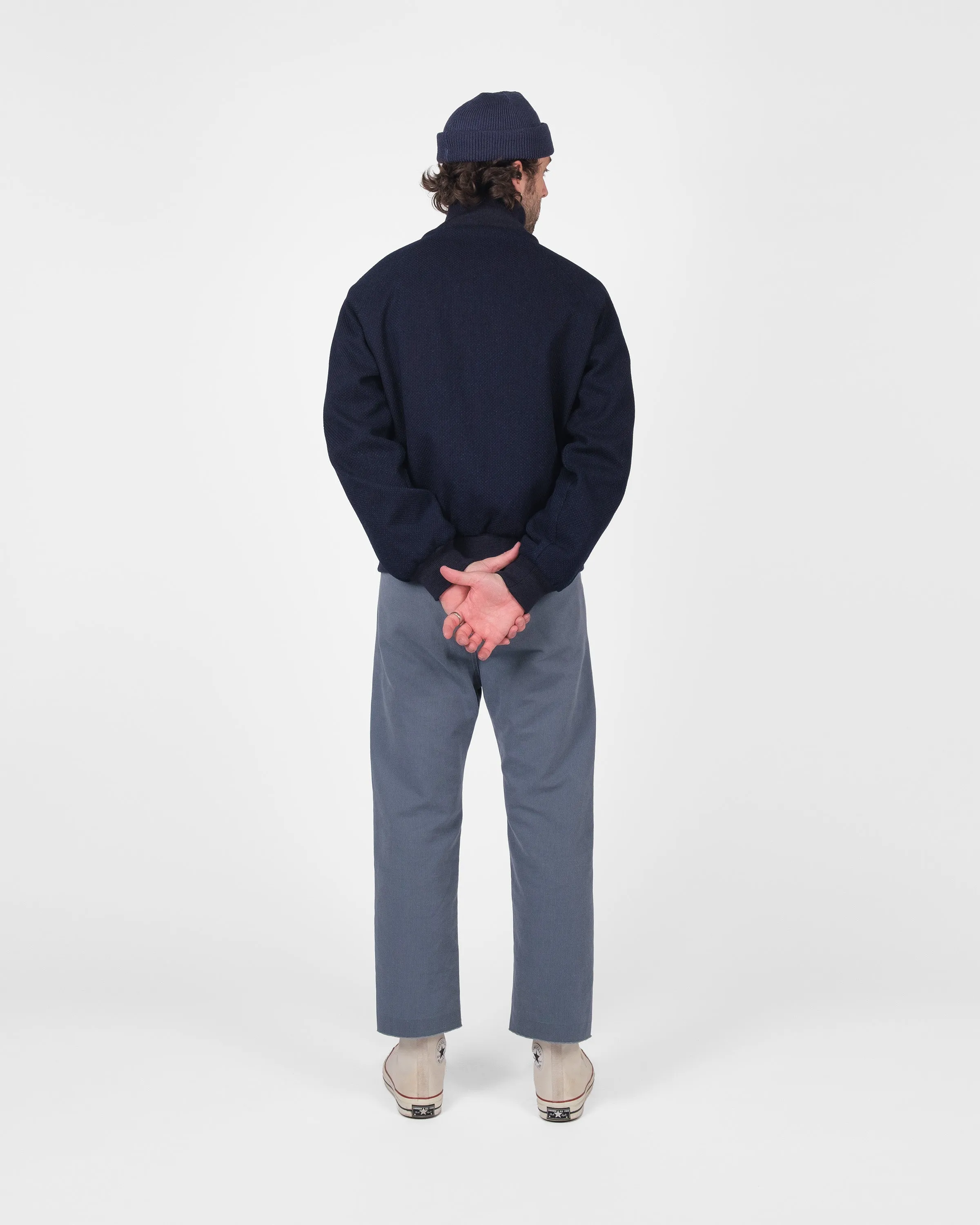 Pilot Jacket - Indigo Sashi-Ori sold by Dehen 1920 product image thumbnail 5