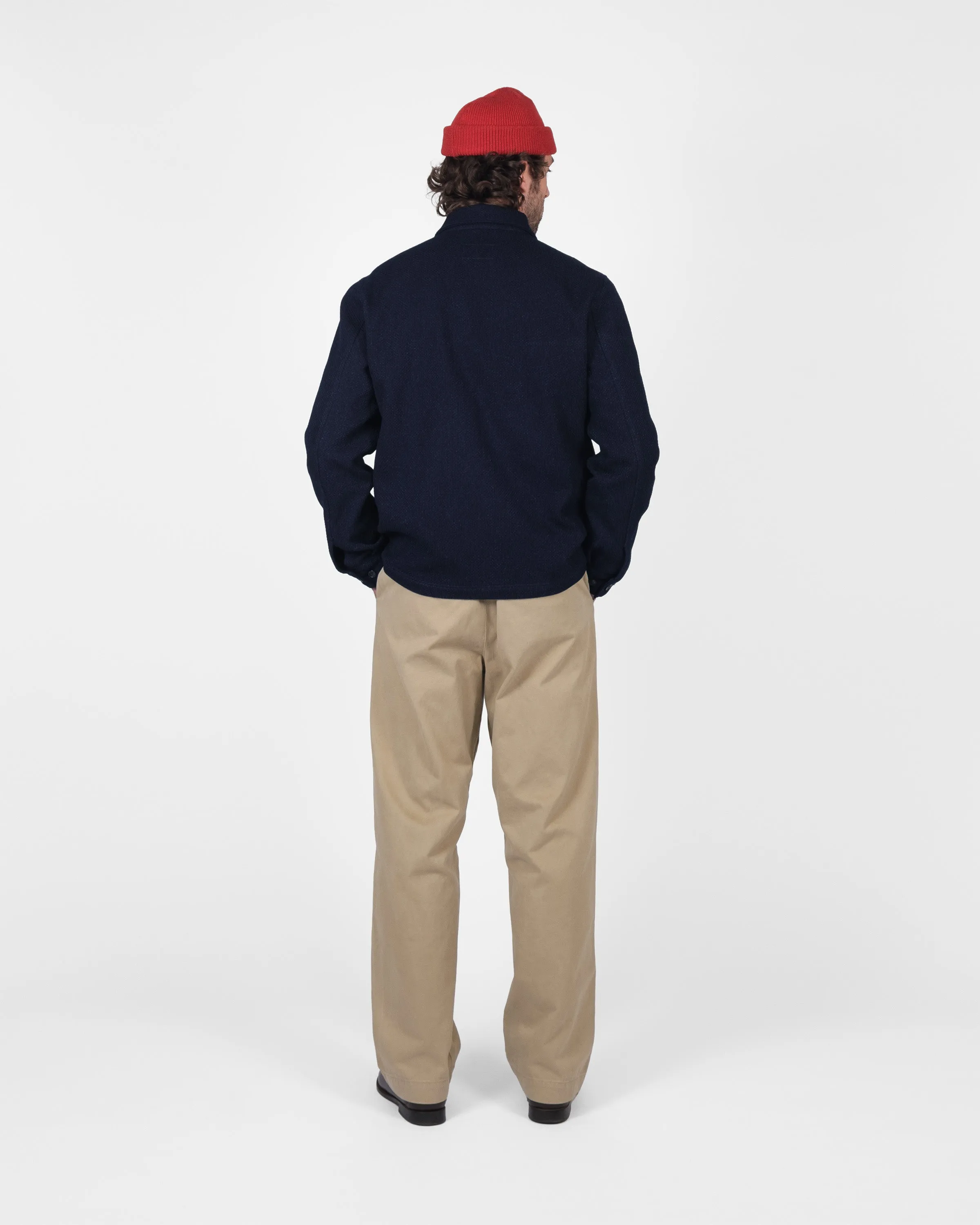Skyline Overshirt - Indigo Sashi-Ori sold by Dehen 1920 product image thumbnail 5