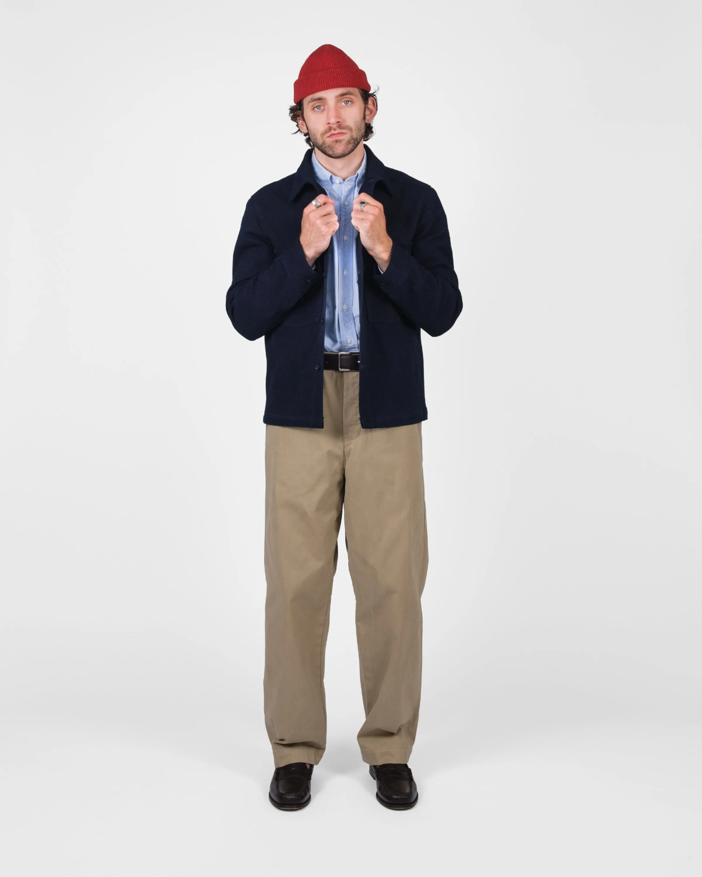 Skyline Overshirt - Indigo Sashi-Ori sold by Dehen 1920 product image thumbnail 2