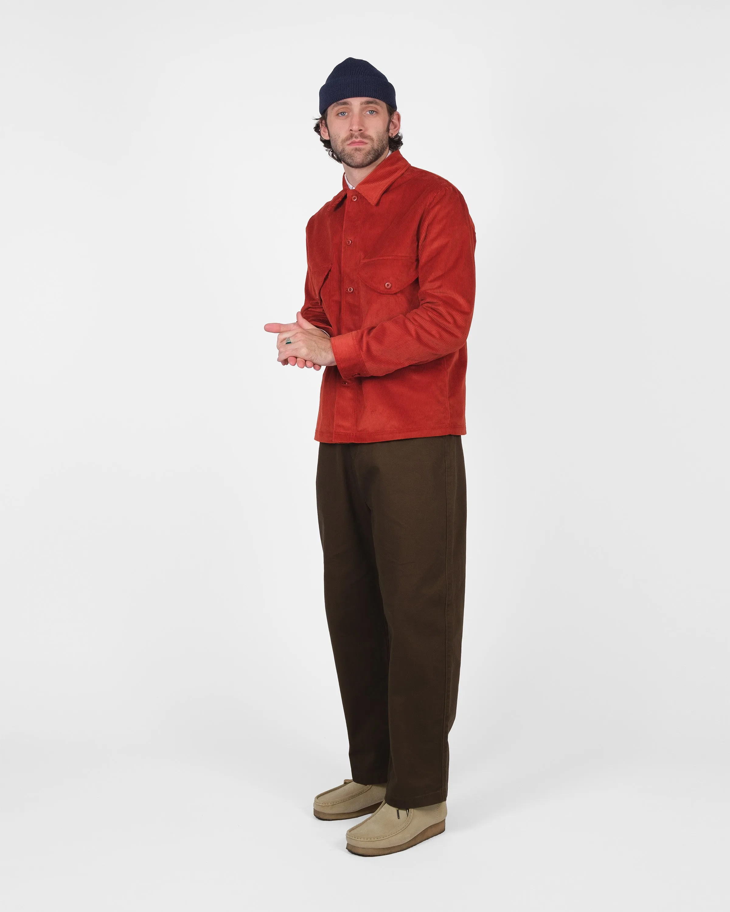 Skyline Overshirt - Rust Corduroy sold by Dehen 1920 product image thumbnail 4