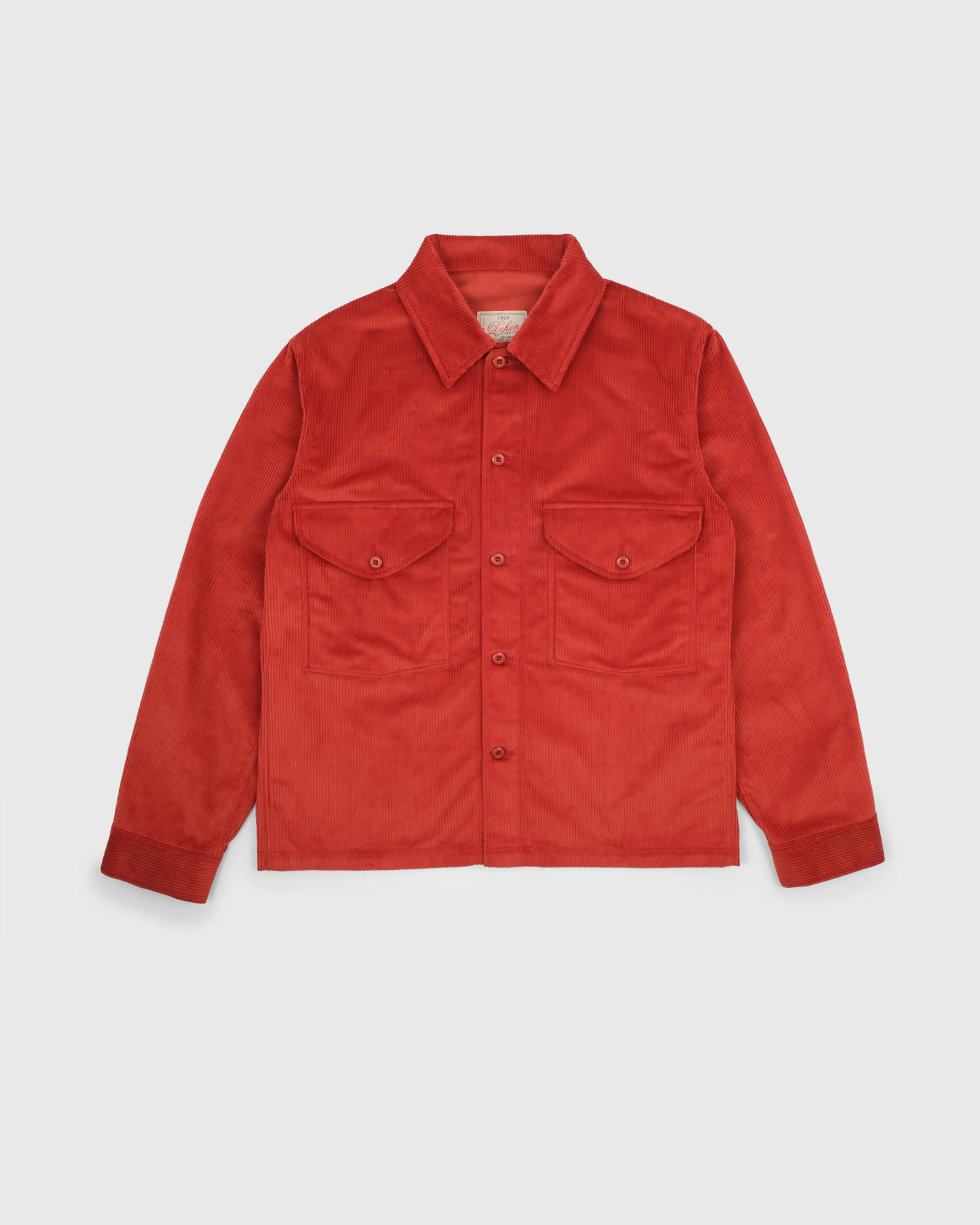 Skyline Overshirt - Rust Corduroy sold by Dehen 1920