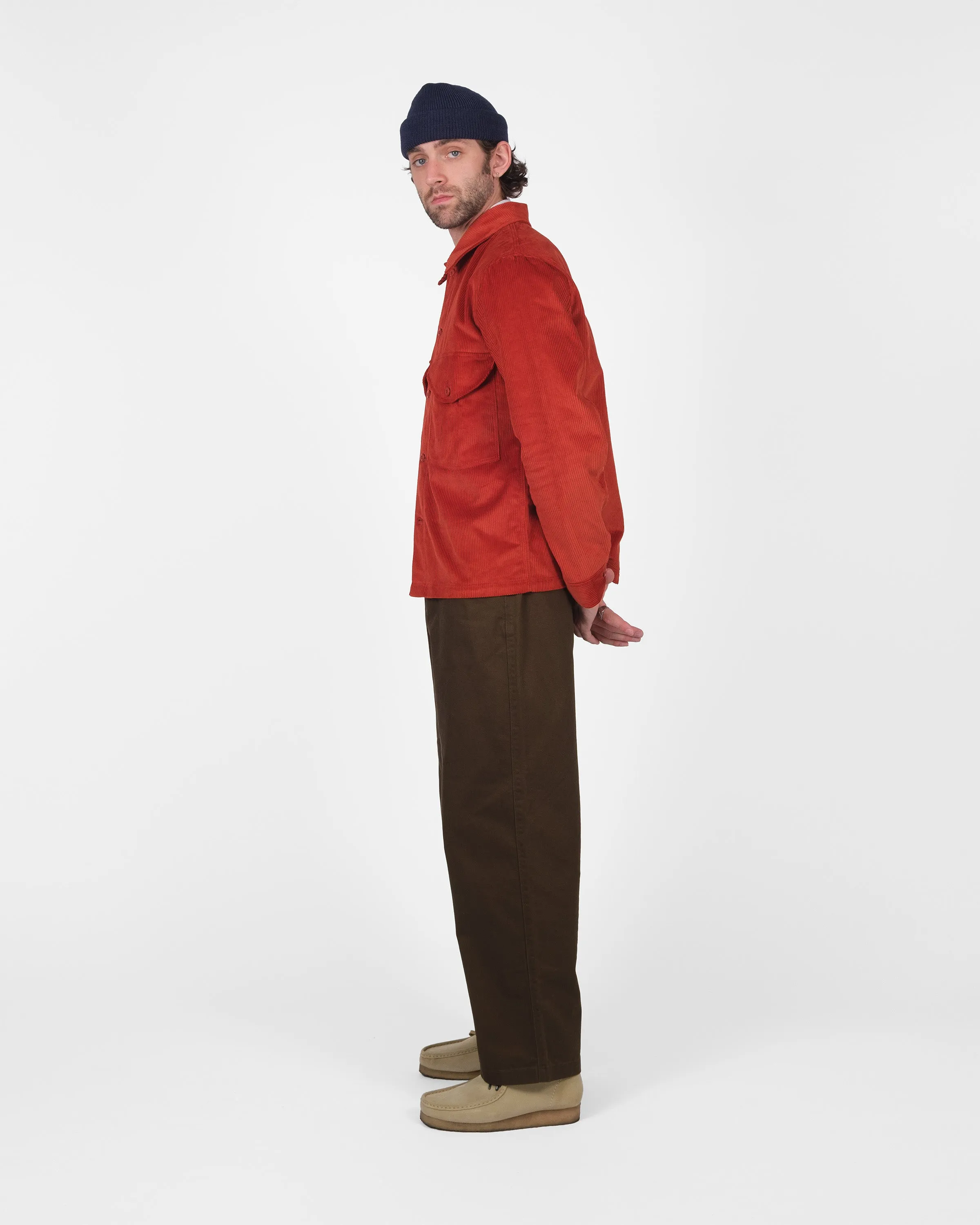 Skyline Overshirt - Rust Corduroy sold by Dehen 1920 product image thumbnail 5