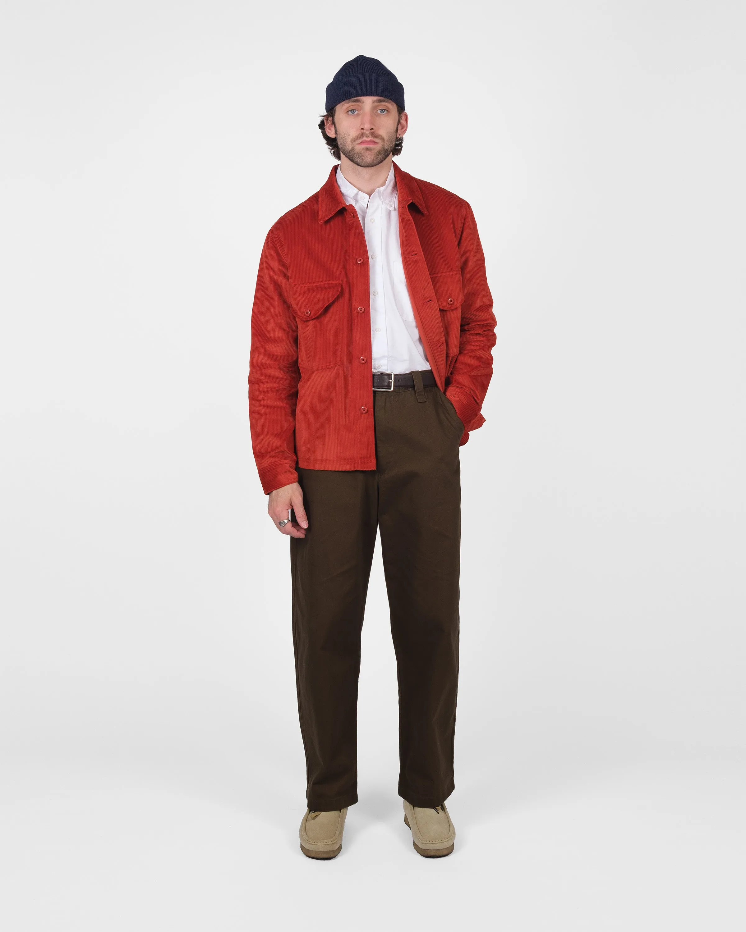 Skyline Overshirt - Rust Corduroy sold by Dehen 1920 product image thumbnail 2